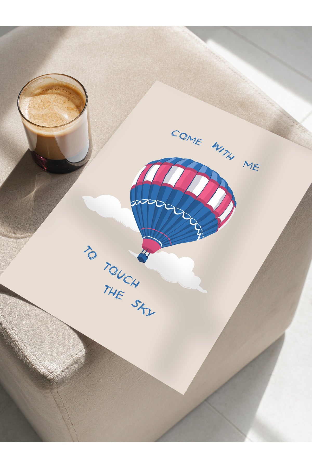 Gezi Çizim Temalı Duvar Posteri, Estetik Çerçevesiz Poster - Yatak Odası, Salon, Mutfak Duvar Dekoru