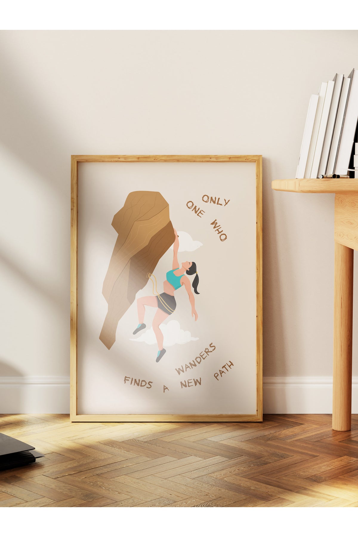 Gezi Çizim Temalı Duvar Posteri, Estetik Çerçevesiz Poster - Yatak Odası, Salon, Mutfak Duvar Dekoru