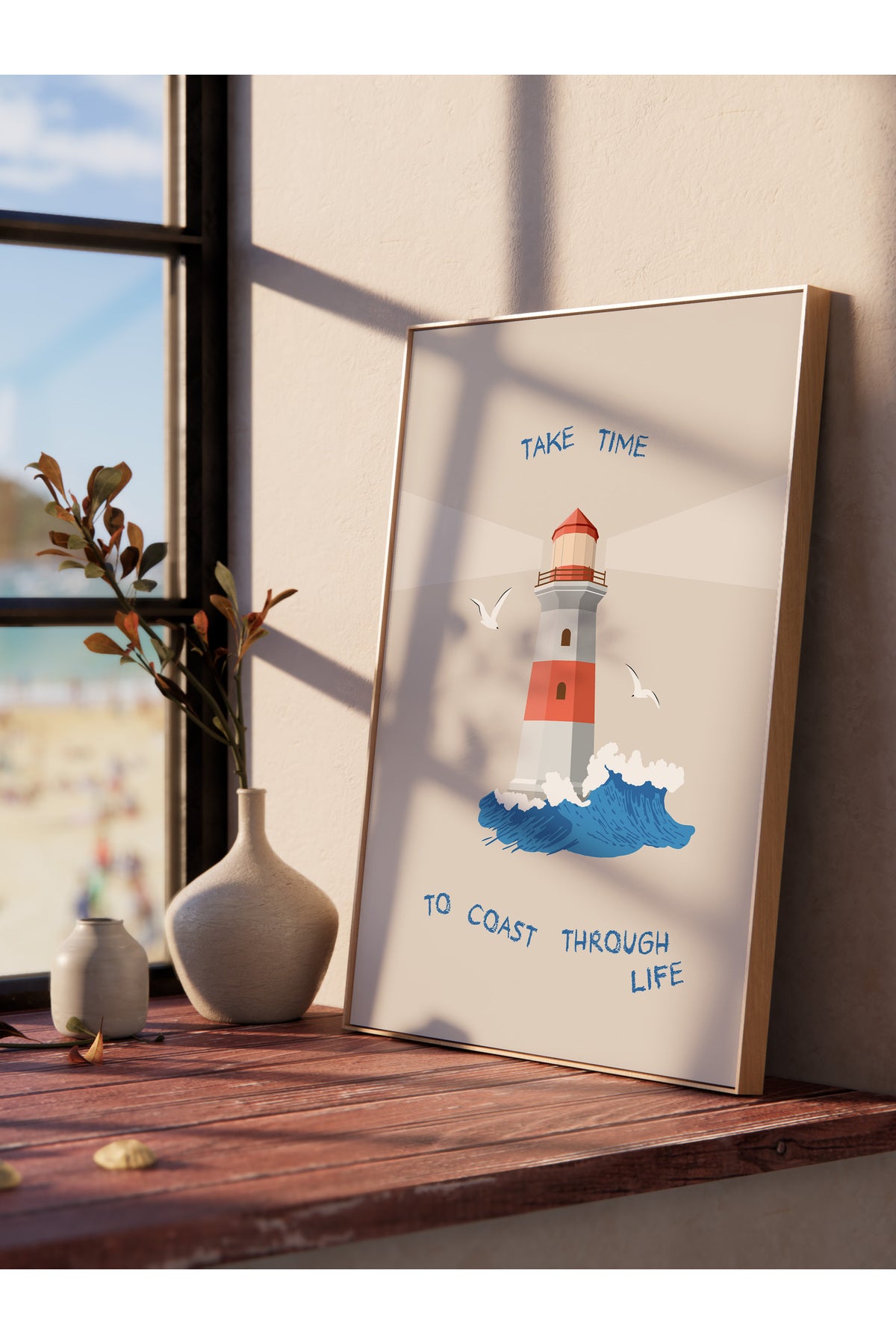 Gezi Çizim Temalı Duvar Posteri, Estetik Çerçevesiz Poster - Yatak Odası, Salon, Mutfak Duvar Dekoru