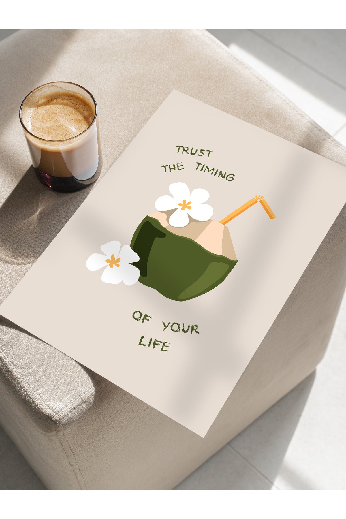 Gezi Çizim Temalı Duvar Posteri, Estetik Çerçevesiz Poster - Yatak Odası, Salon, Mutfak Duvar Dekoru