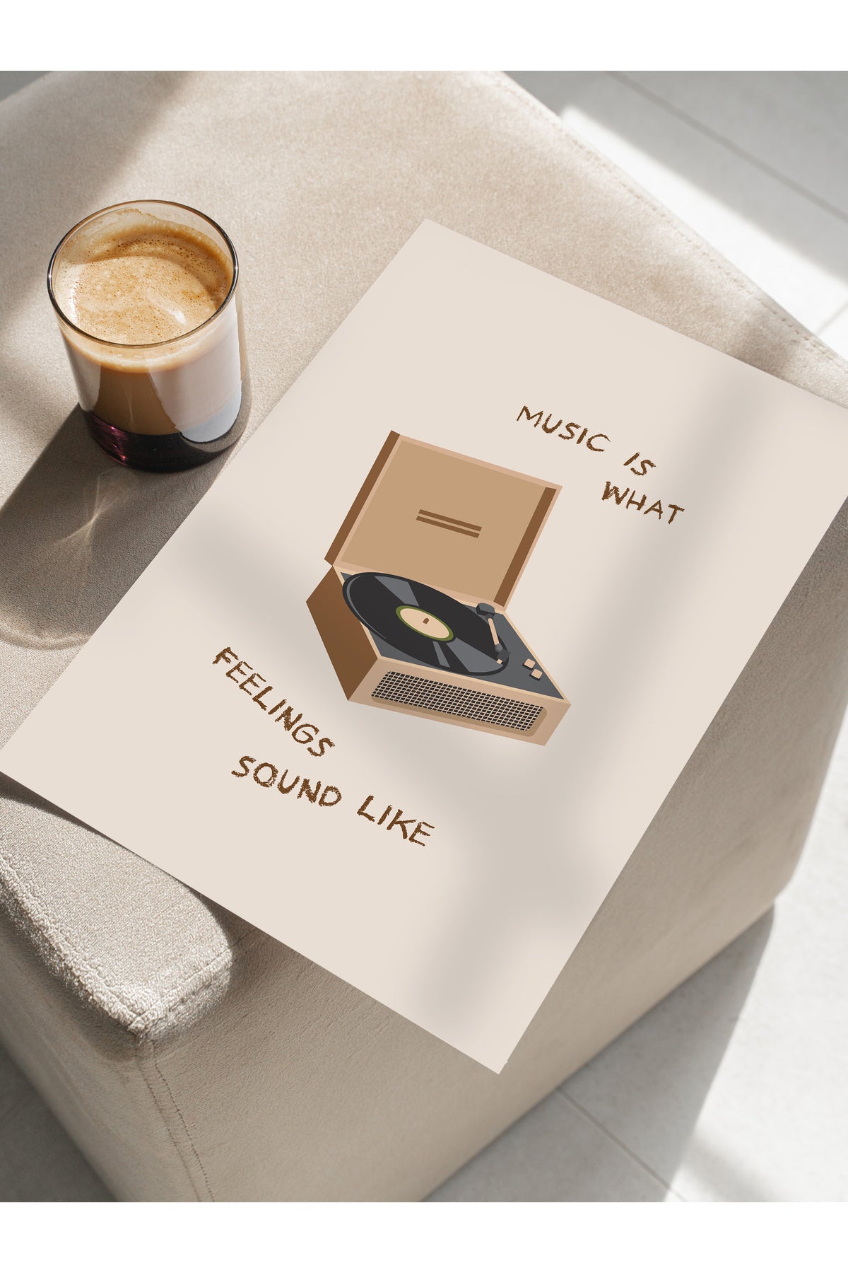 Gezi Çizim Temalı Duvar Posteri, Estetik Çerçevesiz Poster - Yatak Odası, Salon, Mutfak Duvar Dekoru