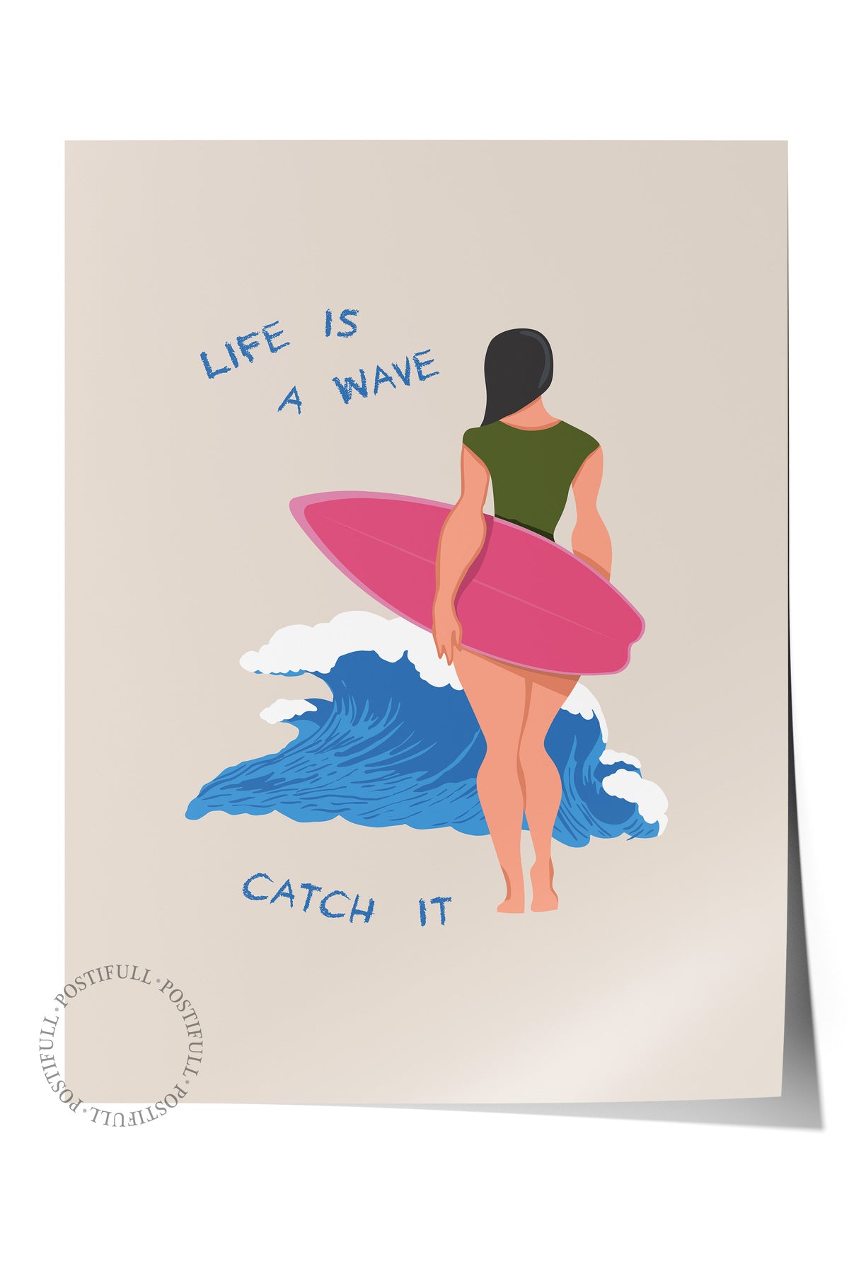 Gezi Çizim Temalı Duvar Posteri, Estetik Çerçevesiz Poster - Yatak Odası, Salon, Mutfak Duvar Dekoru