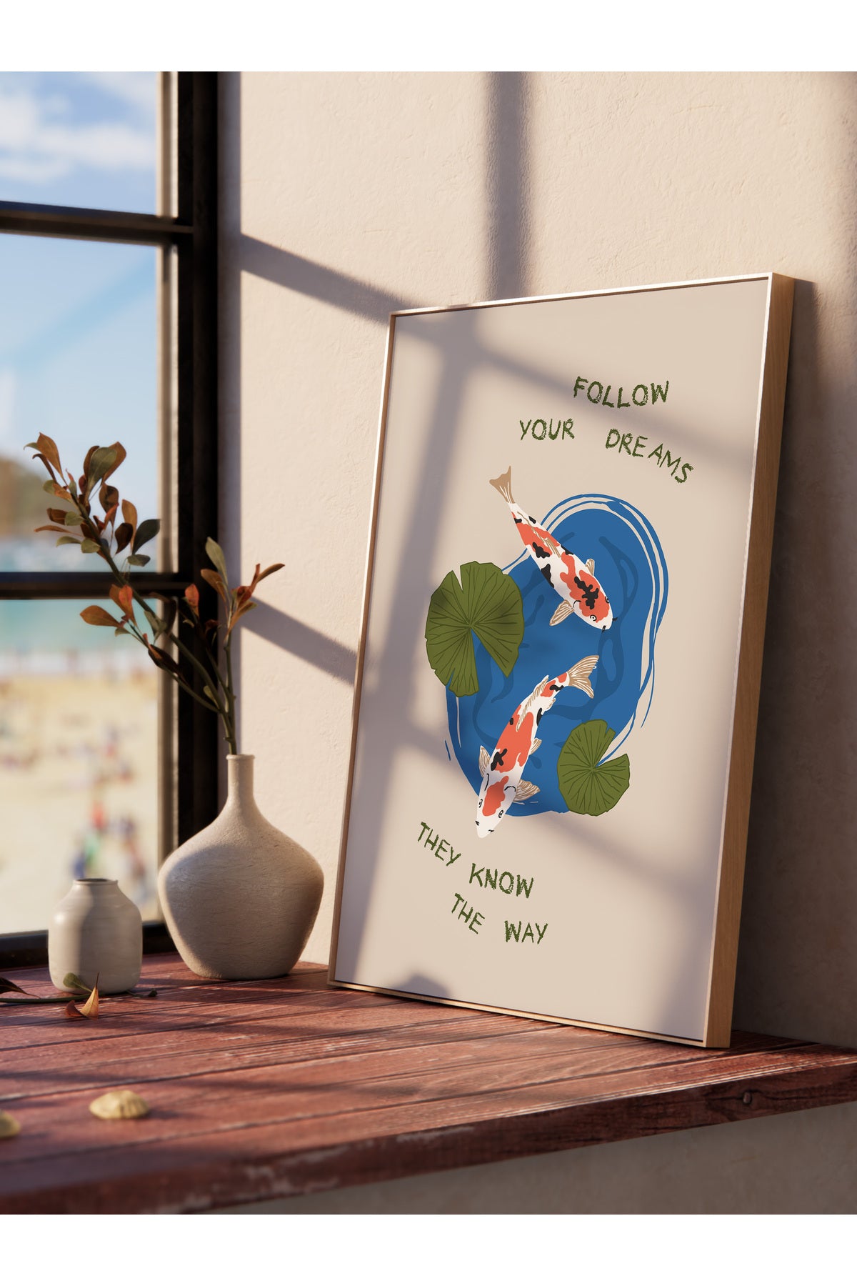 Gezi Çizim Temalı Duvar Posteri, Estetik Çerçevesiz Poster - Yatak Odası, Salon, Mutfak Duvar Dekoru