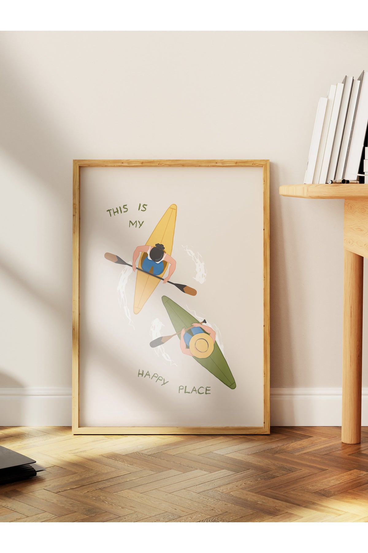 Gezi Çizim Temalı Duvar Posteri, Estetik Çerçevesiz Poster - Yatak Odası, Salon, Mutfak Duvar Dekoru