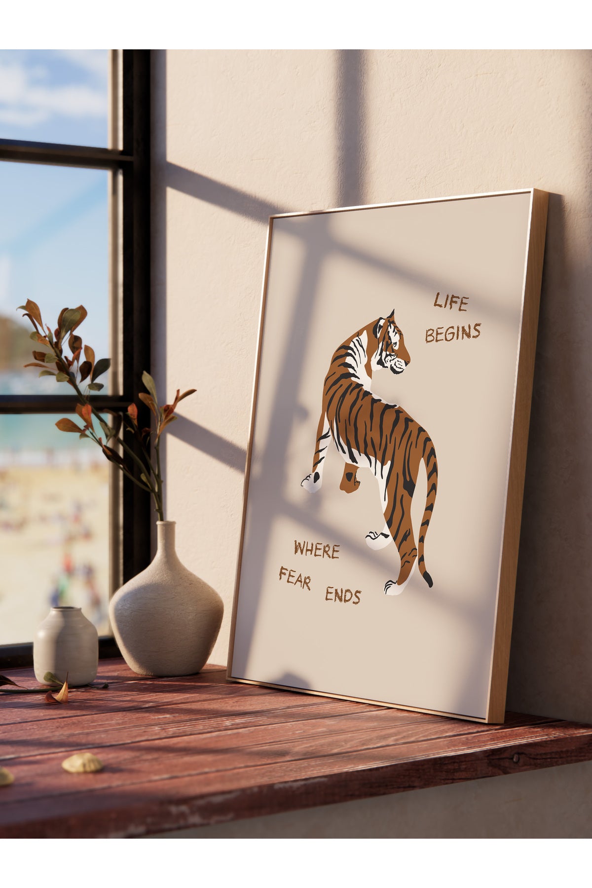 Gezi Çizim Temalı Duvar Posteri, Estetik Çerçevesiz Poster - Yatak Odası, Salon, Mutfak Duvar Dekoru