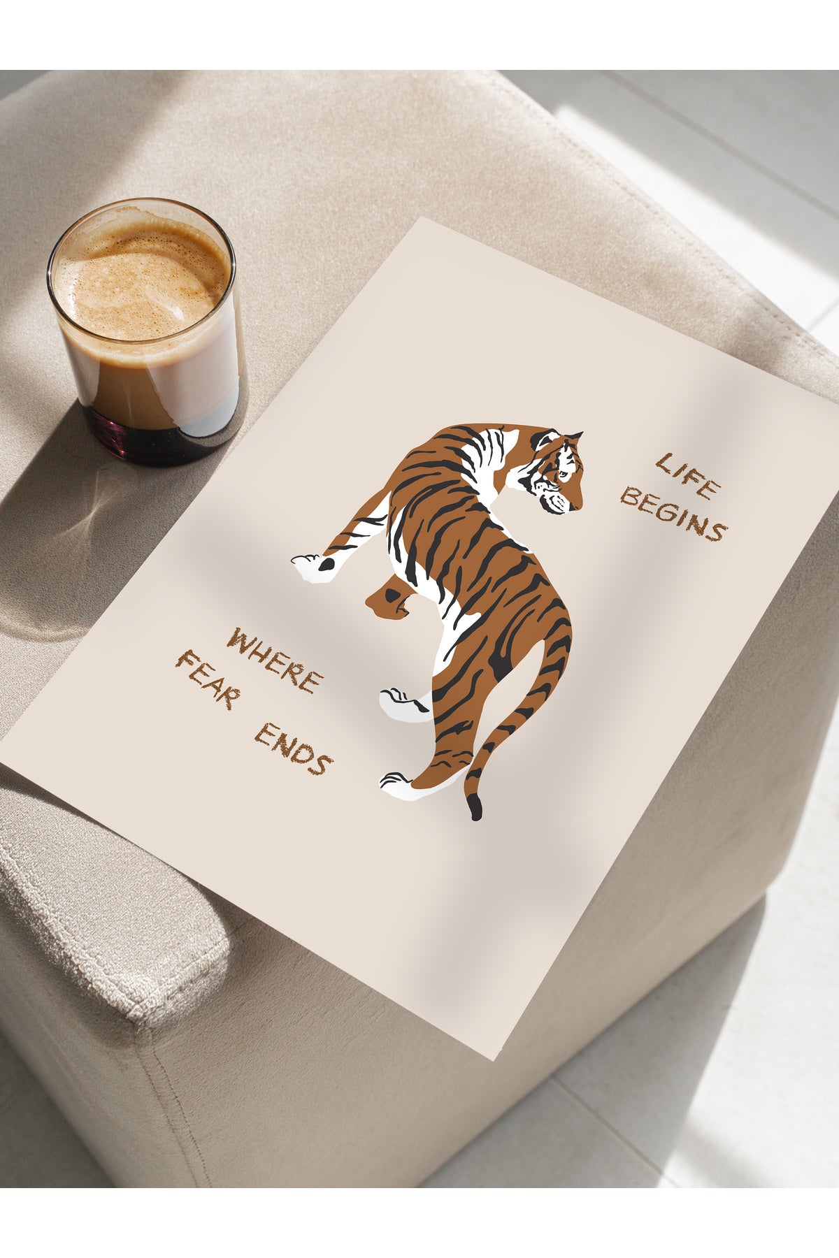 Gezi Çizim Temalı Duvar Posteri, Estetik Çerçevesiz Poster - Yatak Odası, Salon, Mutfak Duvar Dekoru