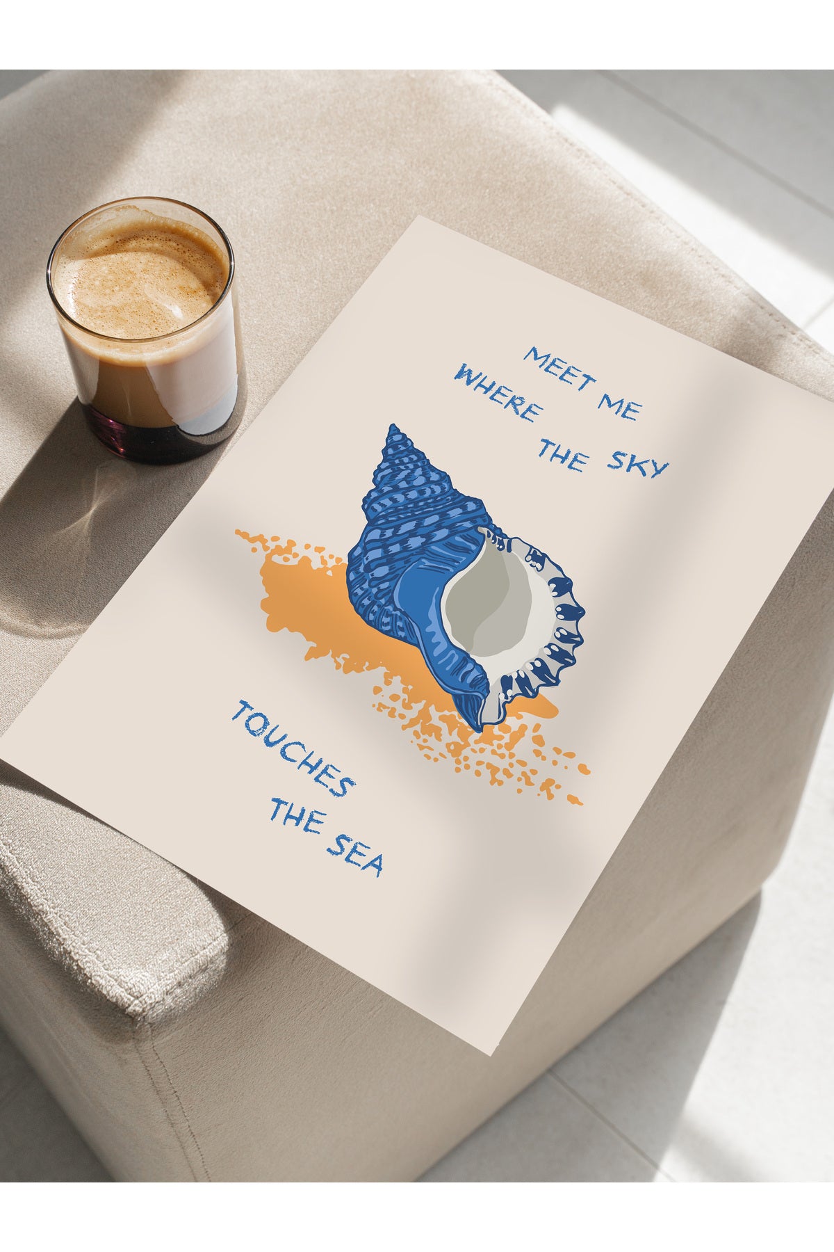 Gezi Çizim Temalı Duvar Posteri, Estetik Çerçevesiz Poster - Yatak Odası, Salon, Mutfak Duvar Dekoru