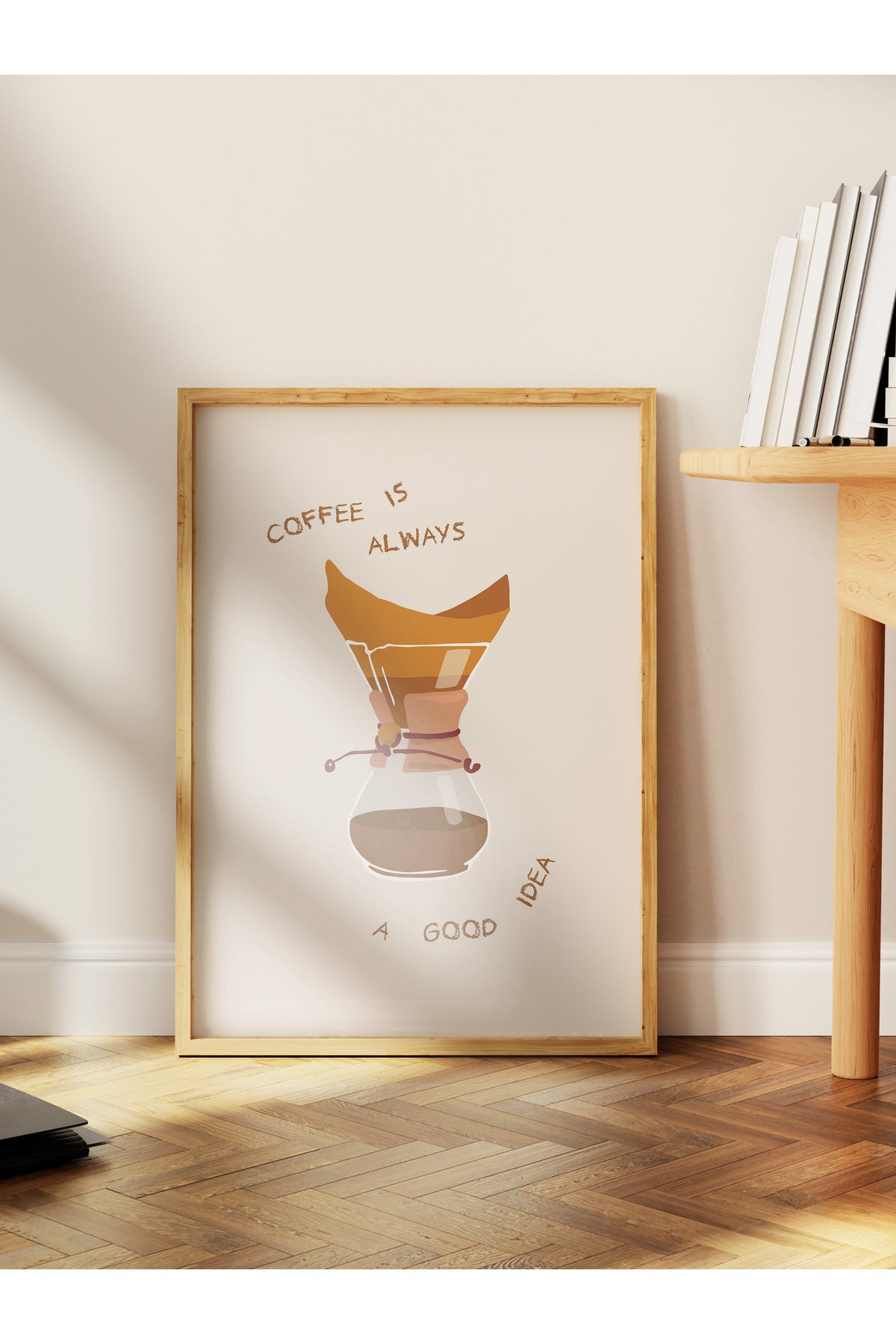 Gezi Çizim Temalı Duvar Posteri, Estetik Çerçevesiz Poster - Yatak Odası, Salon, Mutfak Duvar Dekoru