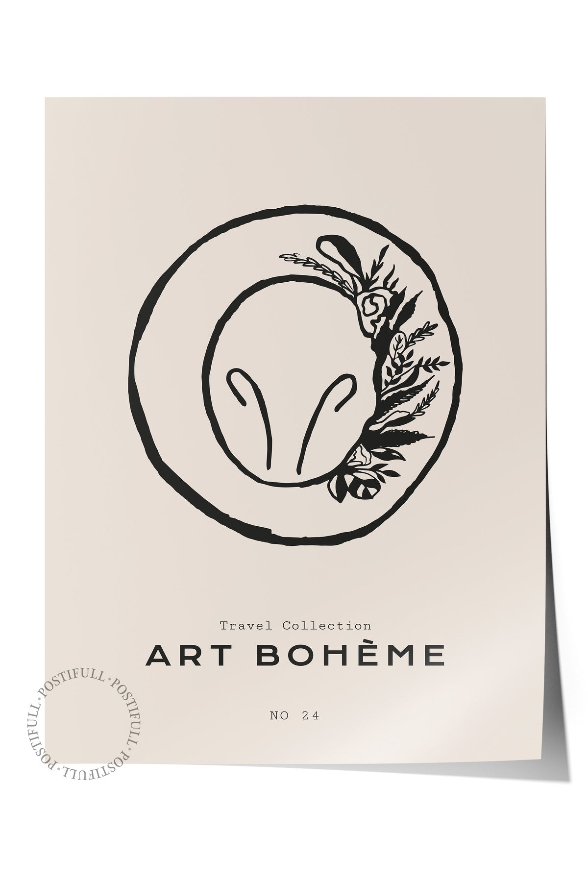 Gezi Çizim Temalı Duvar Posteri, Estetik Çerçevesiz Poster - Yatak Odası, Salon, Mutfak Duvar Dekoru