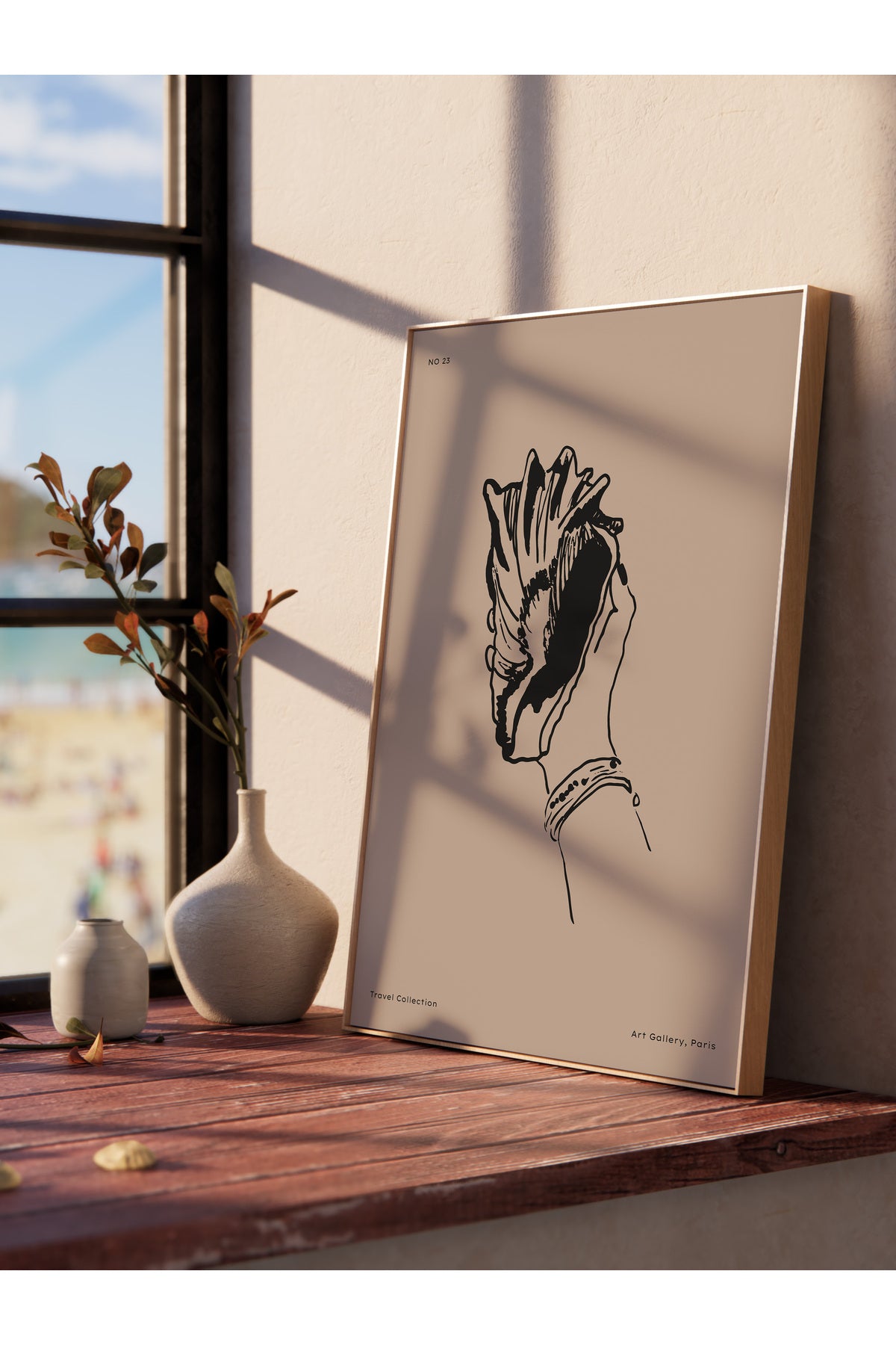 Gezi Çizim Temalı Duvar Posteri, Estetik Çerçevesiz Poster - Yatak Odası, Salon, Mutfak Duvar Dekoru