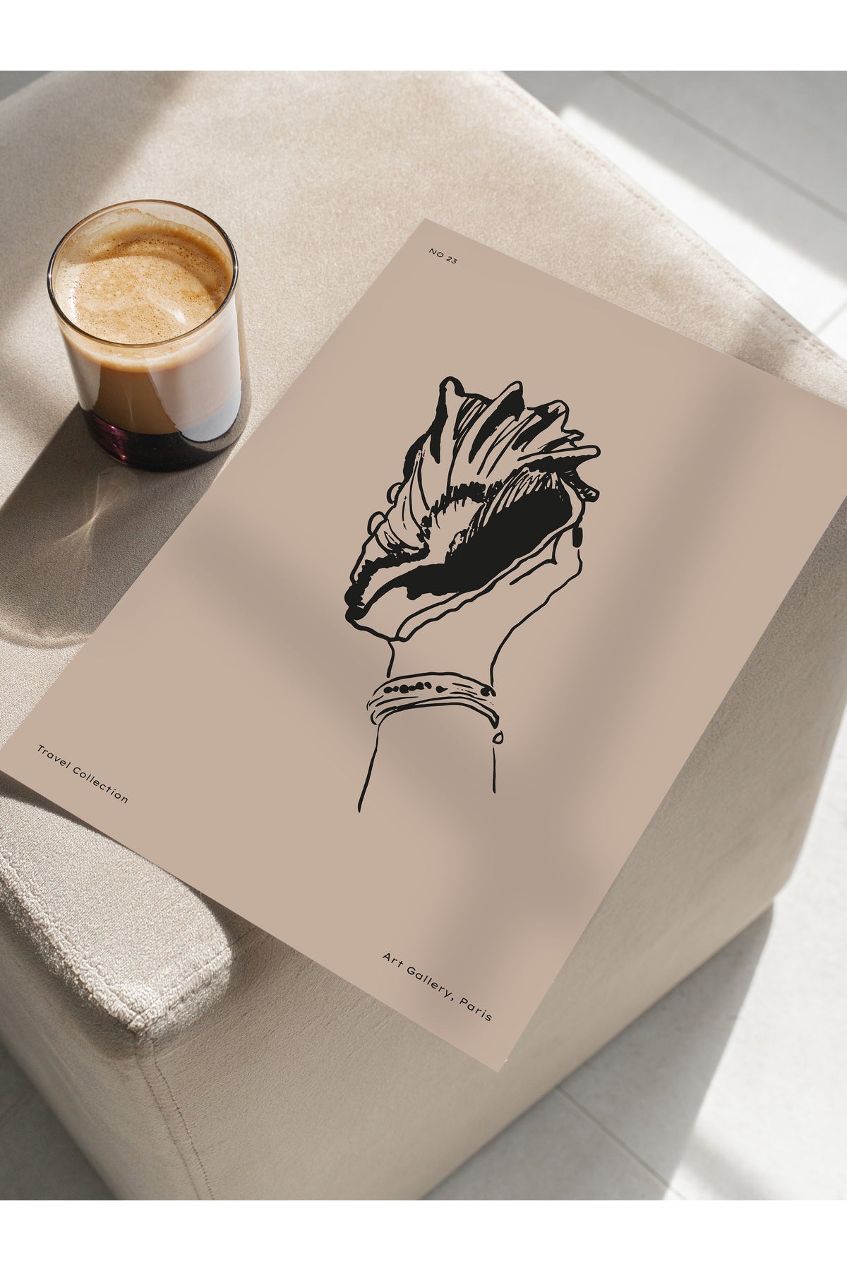 Gezi Çizim Temalı Duvar Posteri, Estetik Çerçevesiz Poster - Yatak Odası, Salon, Mutfak Duvar Dekoru