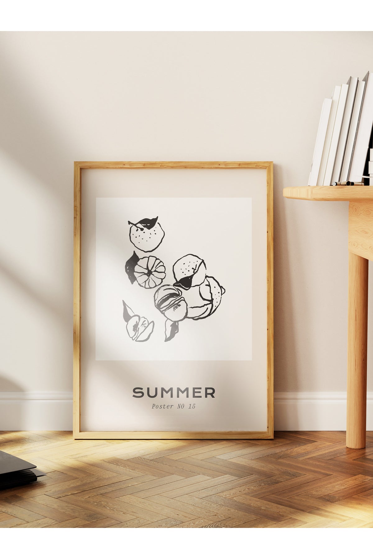 Gezi Çizim Temalı Duvar Posteri, Estetik Çerçevesiz Poster - Yatak Odası, Salon, Mutfak Duvar Dekoru