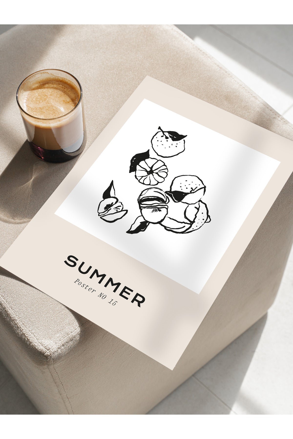 Gezi Çizim Temalı Duvar Posteri, Estetik Çerçevesiz Poster - Yatak Odası, Salon, Mutfak Duvar Dekoru