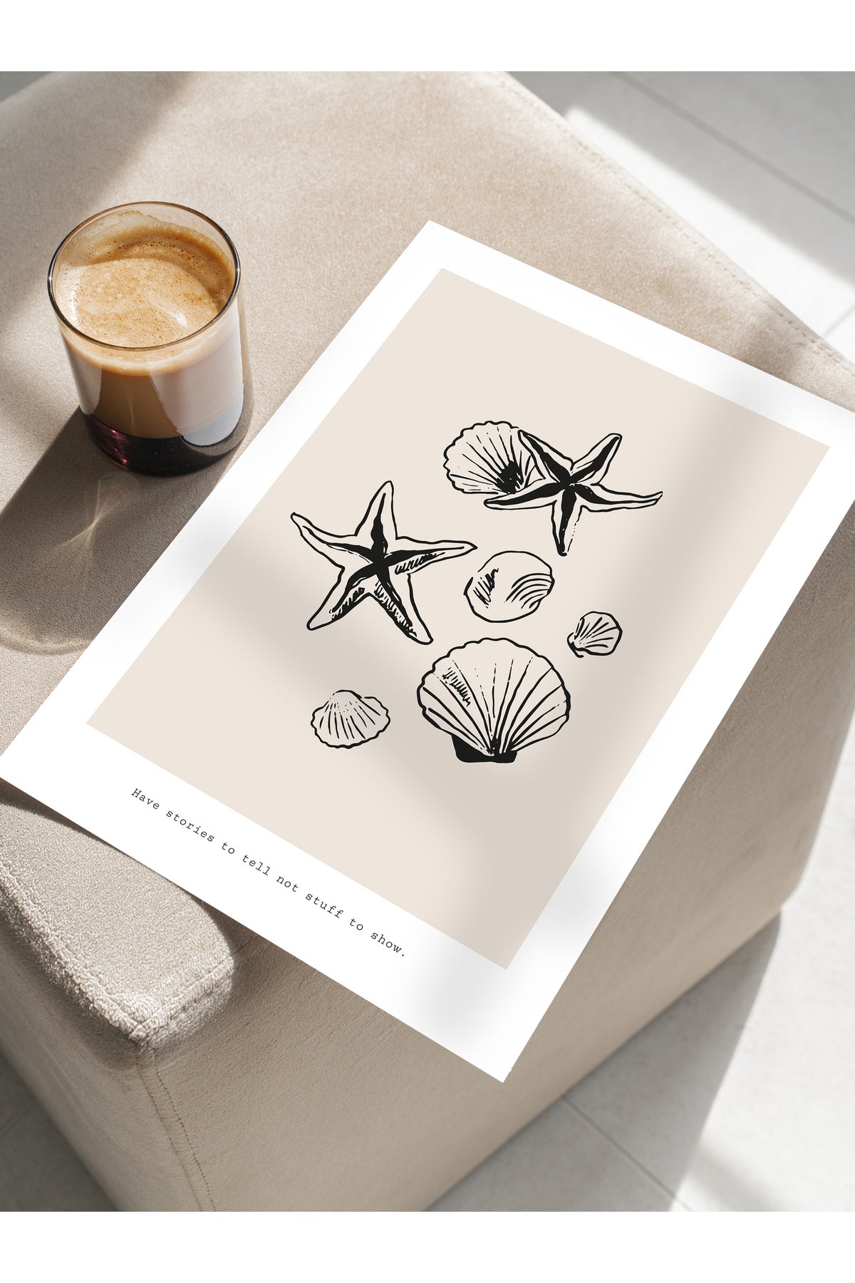 Gezi Çizim Temalı Duvar Posteri, Estetik Çerçevesiz Poster - Yatak Odası, Salon, Mutfak Duvar Dekoru