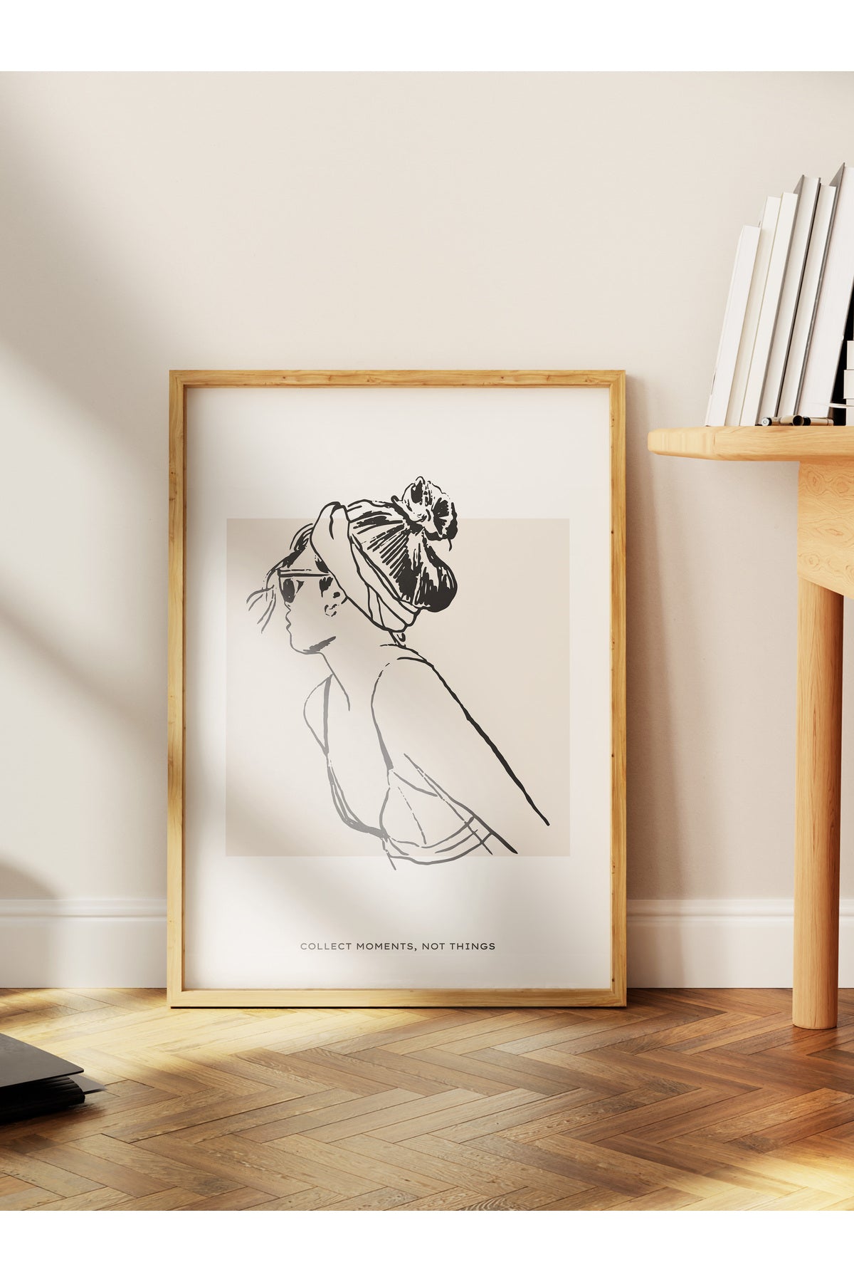 Gezi Çizim Temalı Duvar Posteri, Estetik Çerçevesiz Poster - Yatak Odası, Salon, Mutfak Duvar Dekoru