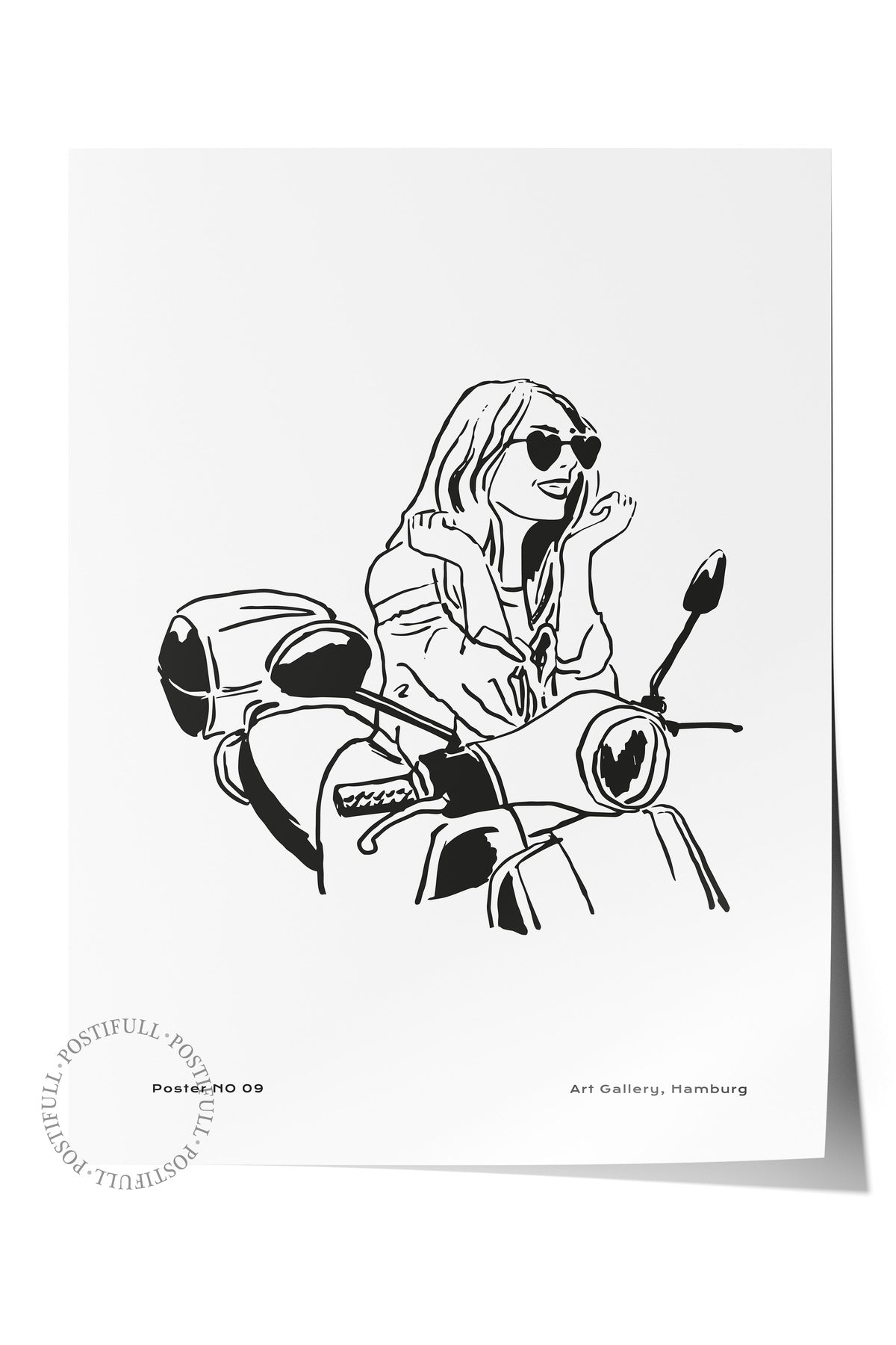 Gezi Çizim Temalı Duvar Posteri, Estetik Çerçevesiz Poster - Yatak Odası, Salon, Mutfak Duvar Dekoru