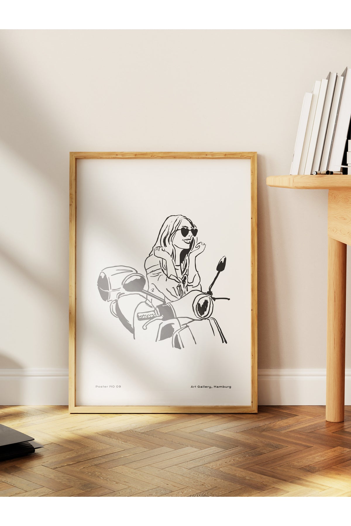 Gezi Çizim Temalı Duvar Posteri, Estetik Çerçevesiz Poster - Yatak Odası, Salon, Mutfak Duvar Dekoru