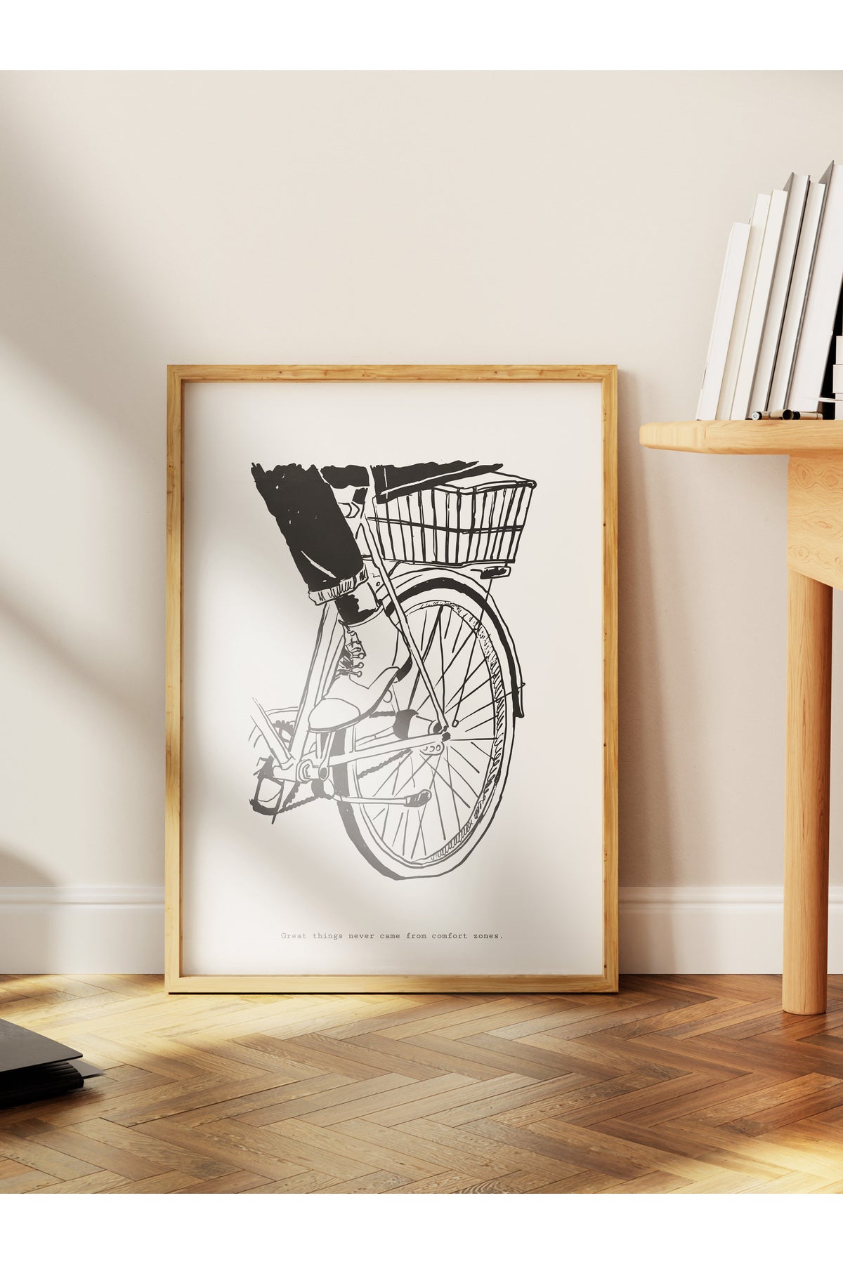 Gezi Çizim Temalı Duvar Posteri, Estetik Çerçevesiz Poster - Yatak Odası, Salon, Mutfak Duvar Dekoru