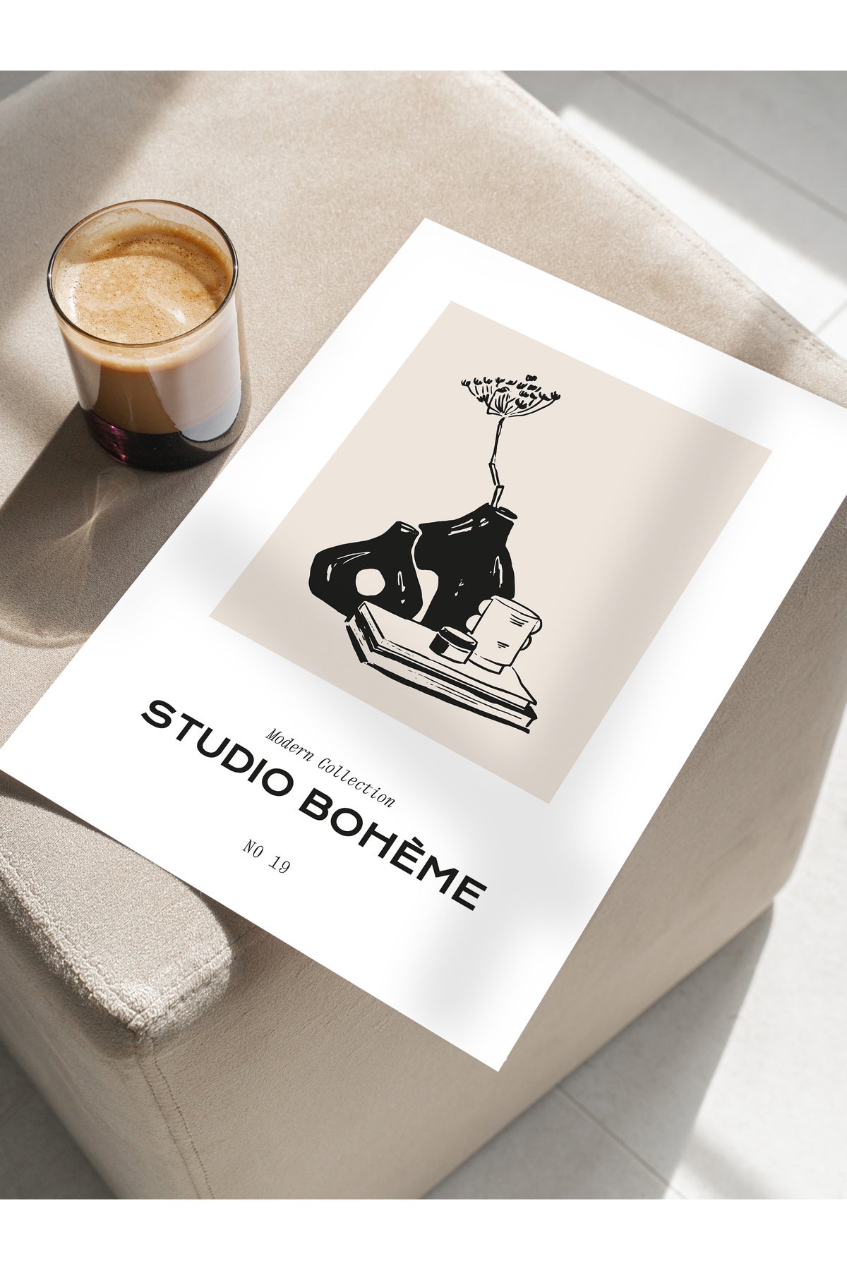 Gezi Çizim Temalı Duvar Posteri, Estetik Çerçevesiz Poster - Yatak Odası, Salon, Mutfak Duvar Dekoru