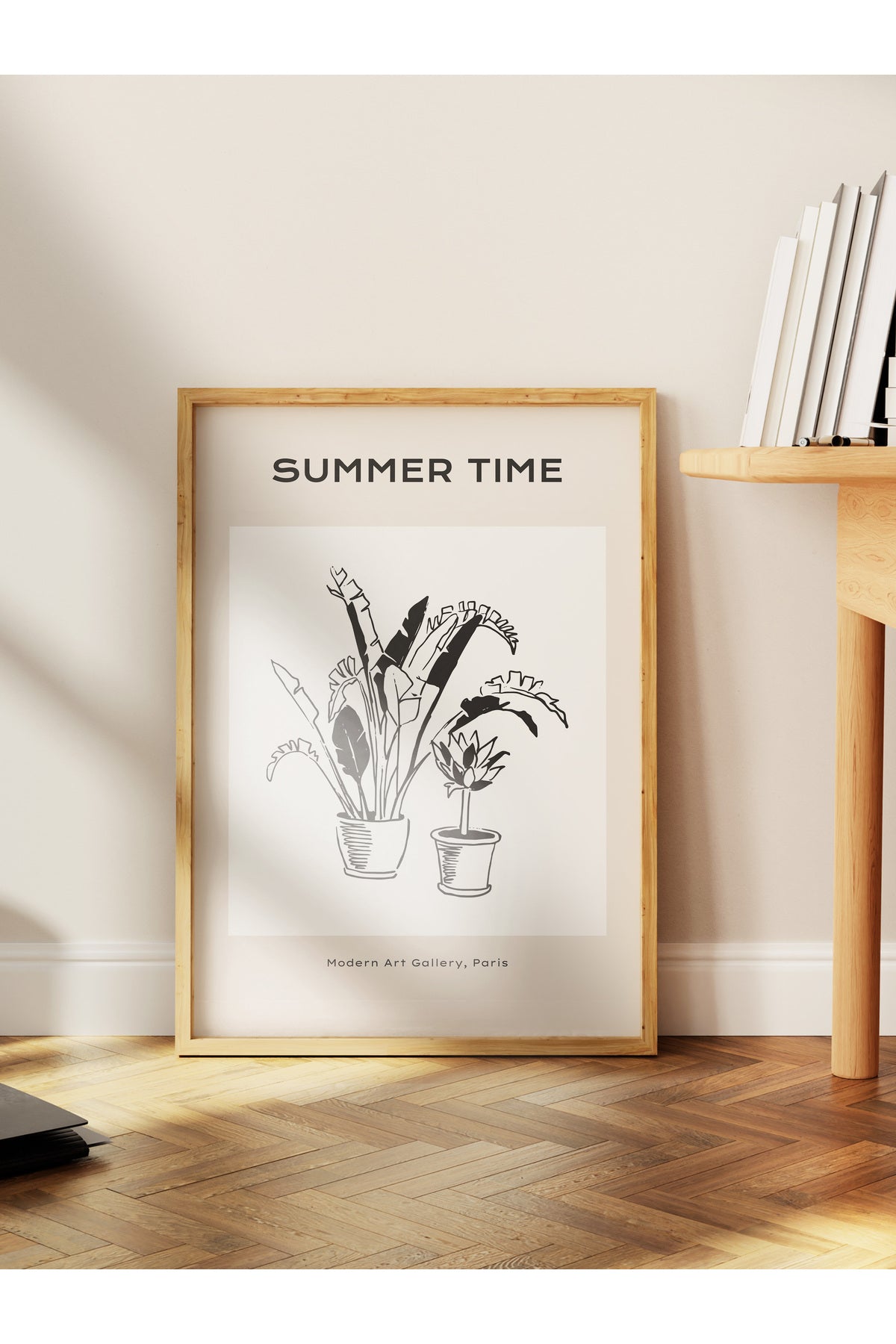 Gezi Çizim Temalı Duvar Posteri, Estetik Çerçevesiz Poster - Yatak Odası, Salon, Mutfak Duvar Dekoru