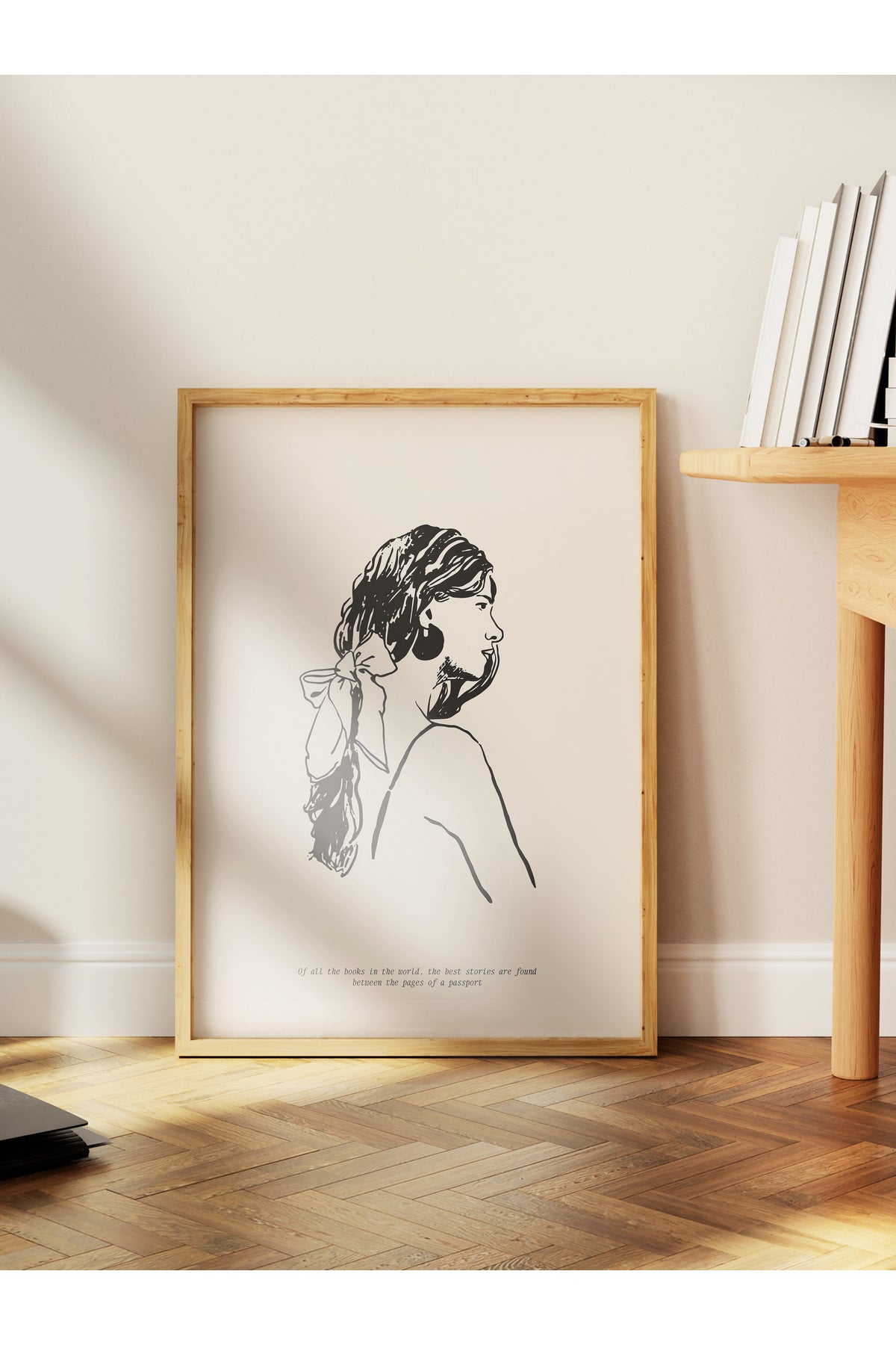 Gezi Çizim Temalı Duvar Posteri, Estetik Çerçevesiz Poster - Yatak Odası, Salon, Mutfak Duvar Dekoru