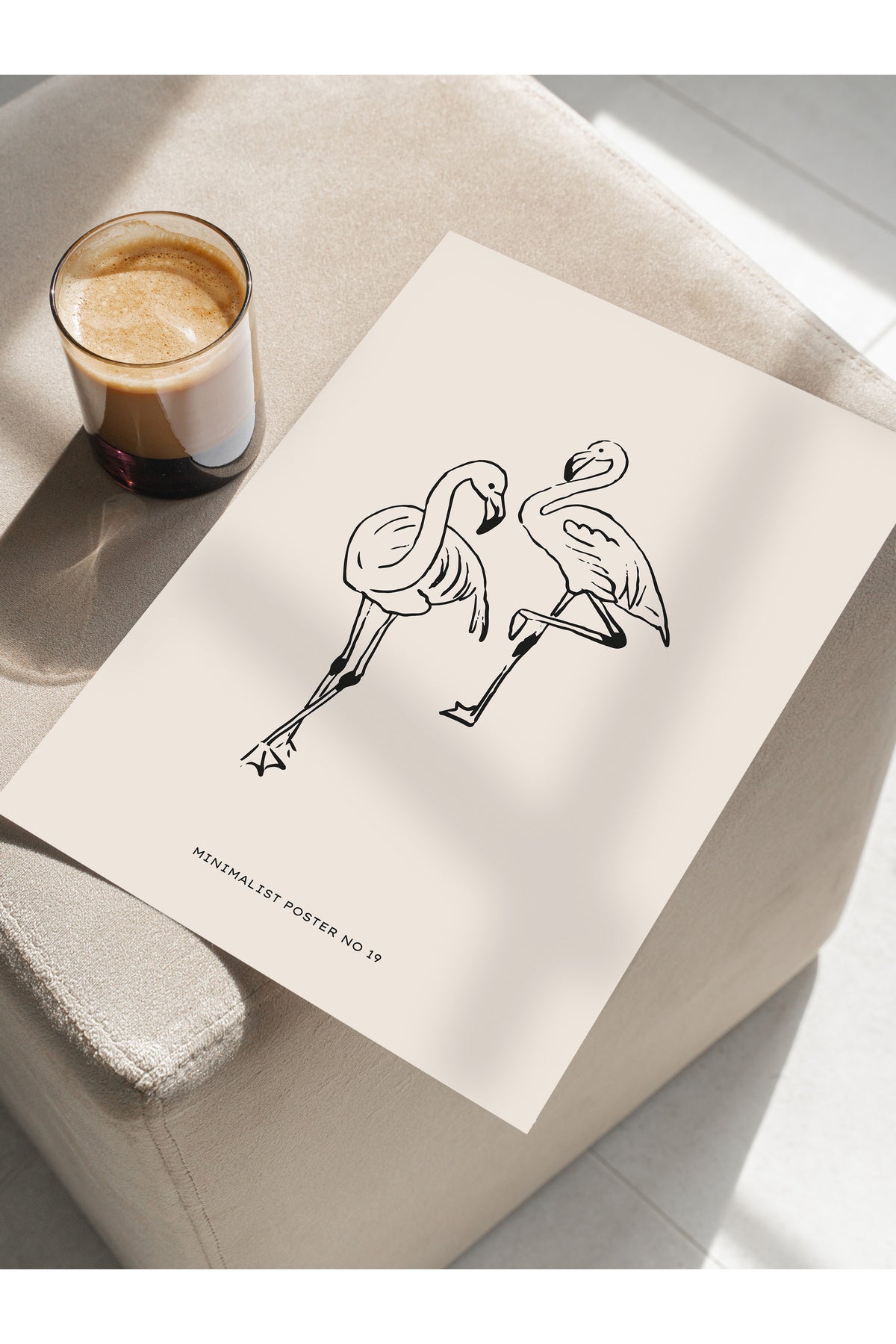 Gezi Çizim Temalı Duvar Posteri, Estetik Çerçevesiz Poster - Yatak Odası, Salon, Mutfak Duvar Dekoru