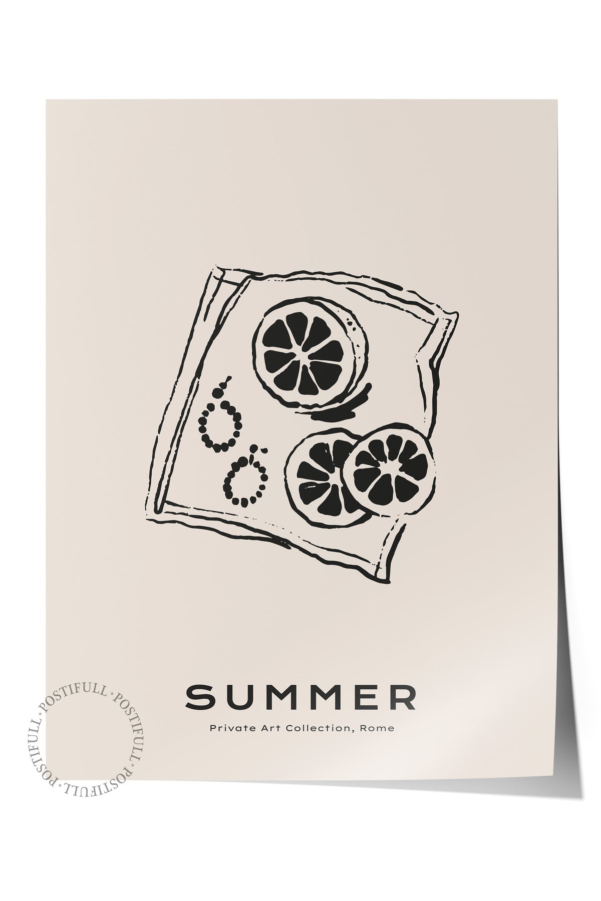 Gezi Çizim Temalı Duvar Posteri, Estetik Çerçevesiz Poster - Yatak Odası, Salon, Mutfak Duvar Dekoru