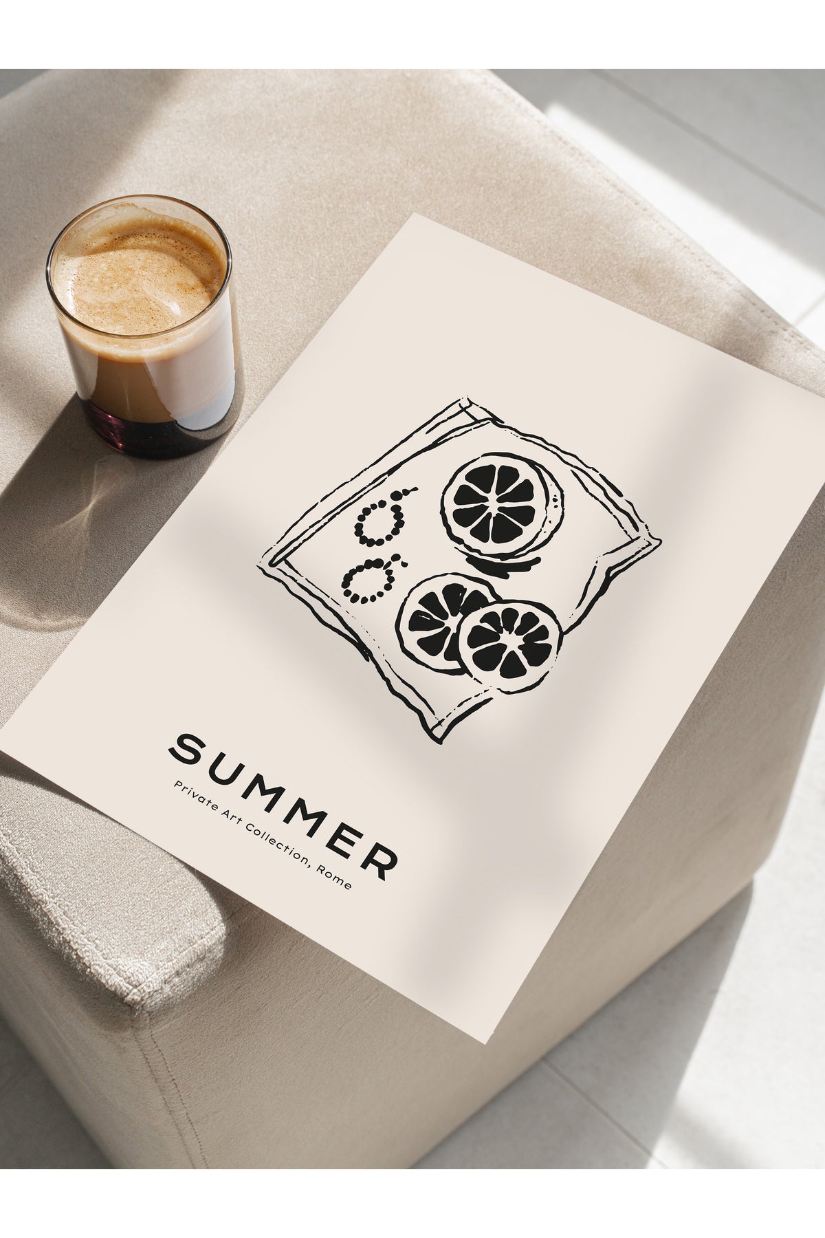 Gezi Çizim Temalı Duvar Posteri, Estetik Çerçevesiz Poster - Yatak Odası, Salon, Mutfak Duvar Dekoru