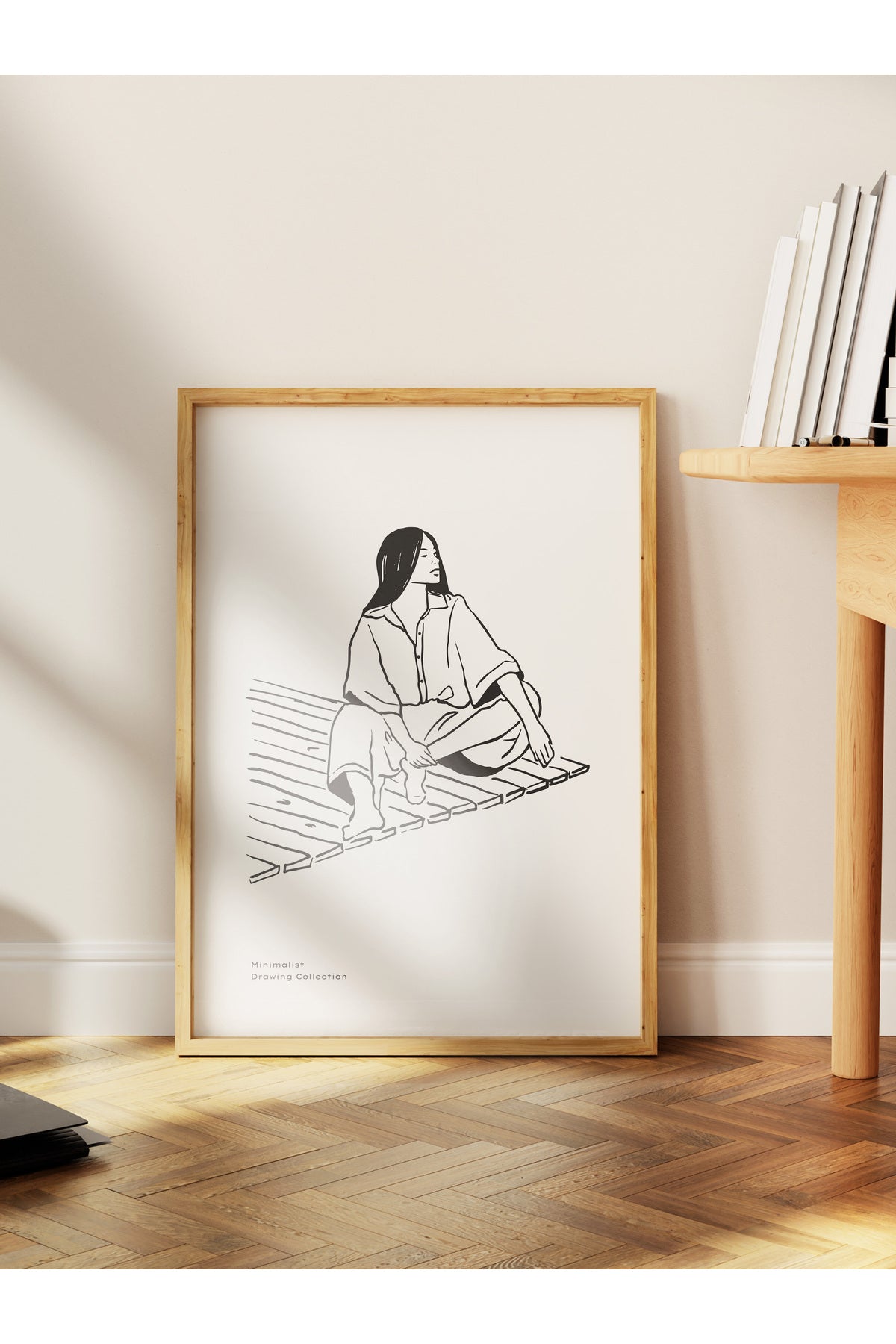 Gezi Çizim Temalı Duvar Posteri, Estetik Çerçevesiz Poster - Yatak Odası, Salon, Mutfak Duvar Dekoru