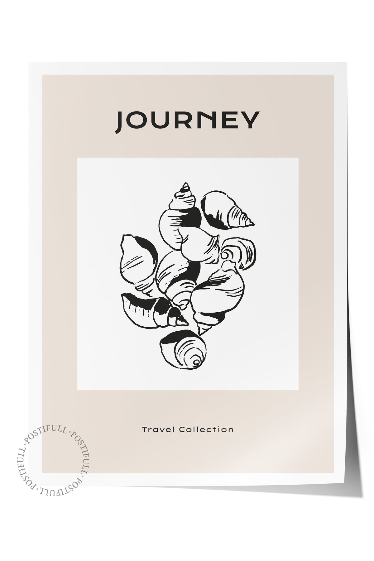 Gezi Çizim Temalı Duvar Posteri, Estetik Çerçevesiz Poster - Yatak Odası, Salon, Mutfak Duvar Dekoru