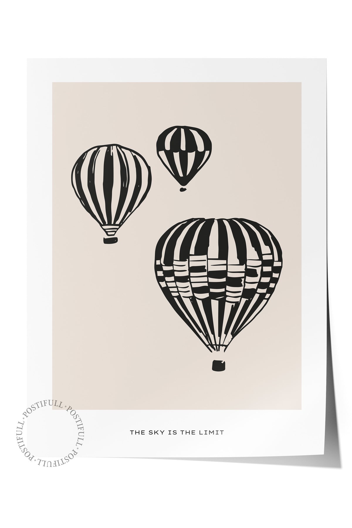 Gezi Çizim Temalı Duvar Posteri, Estetik Çerçevesiz Poster - Yatak Odası, Salon, Mutfak Duvar Dekoru