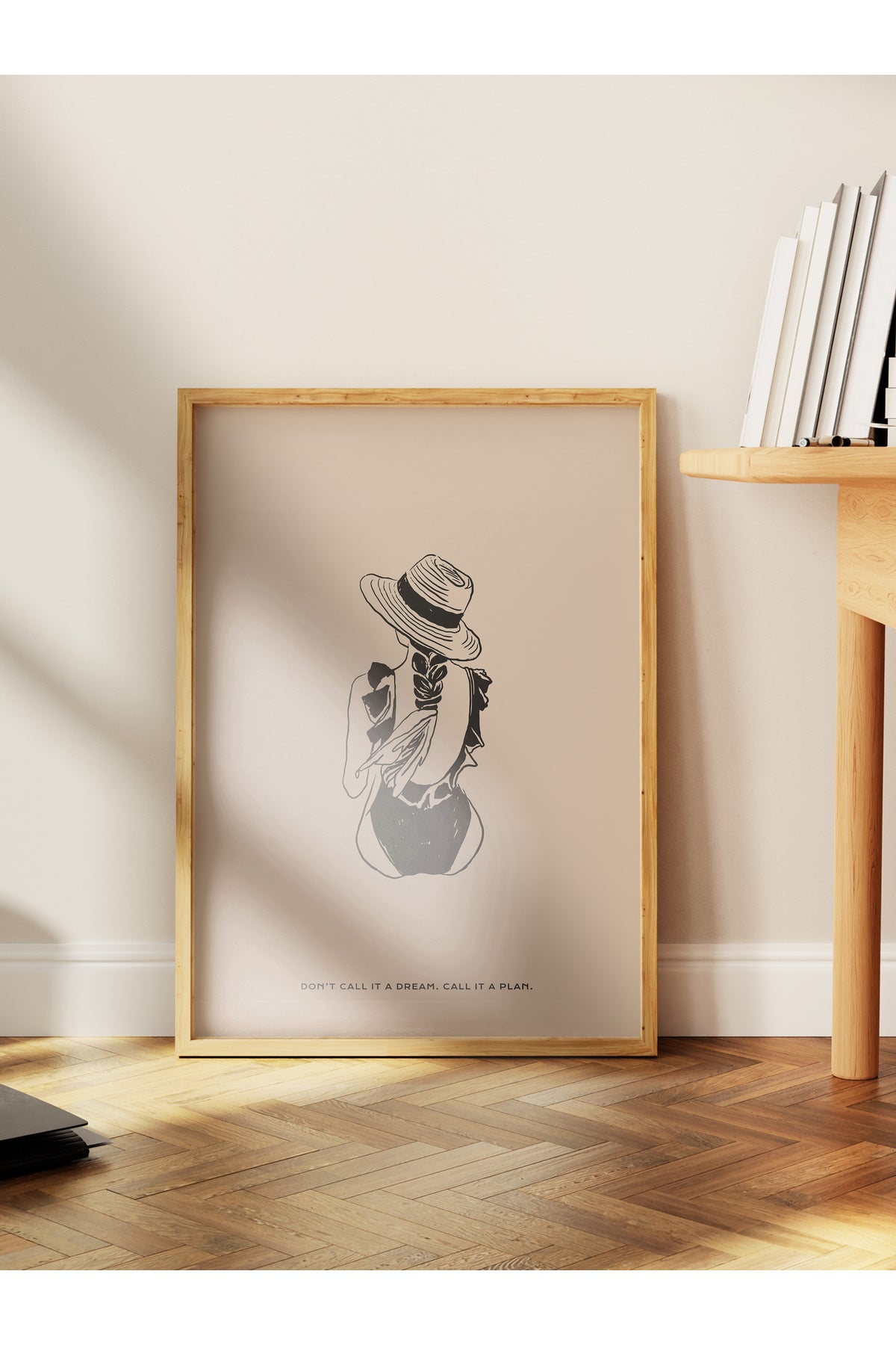 Gezi Çizim Temalı Duvar Posteri, Estetik Çerçevesiz Poster - Yatak Odası, Salon, Mutfak Duvar Dekoru