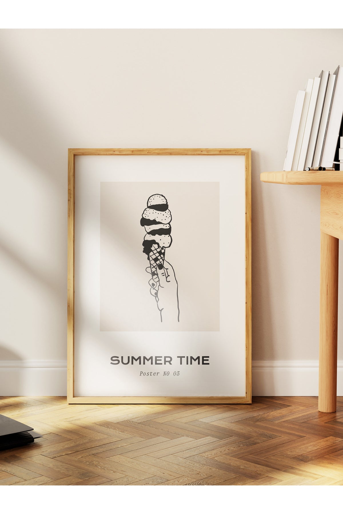 Gezi Çizim Temalı Duvar Posteri, Estetik Çerçevesiz Poster - Yatak Odası, Salon, Mutfak Duvar Dekoru