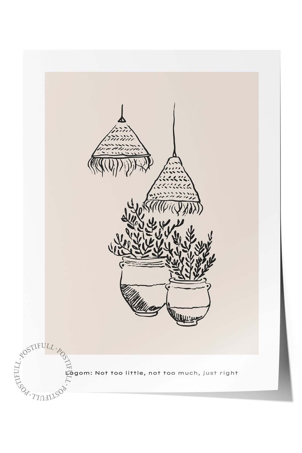 Gezi Çizim Temalı Duvar Posteri, Estetik Çerçevesiz Poster - Yatak Odası, Salon, Mutfak Duvar Dekoru