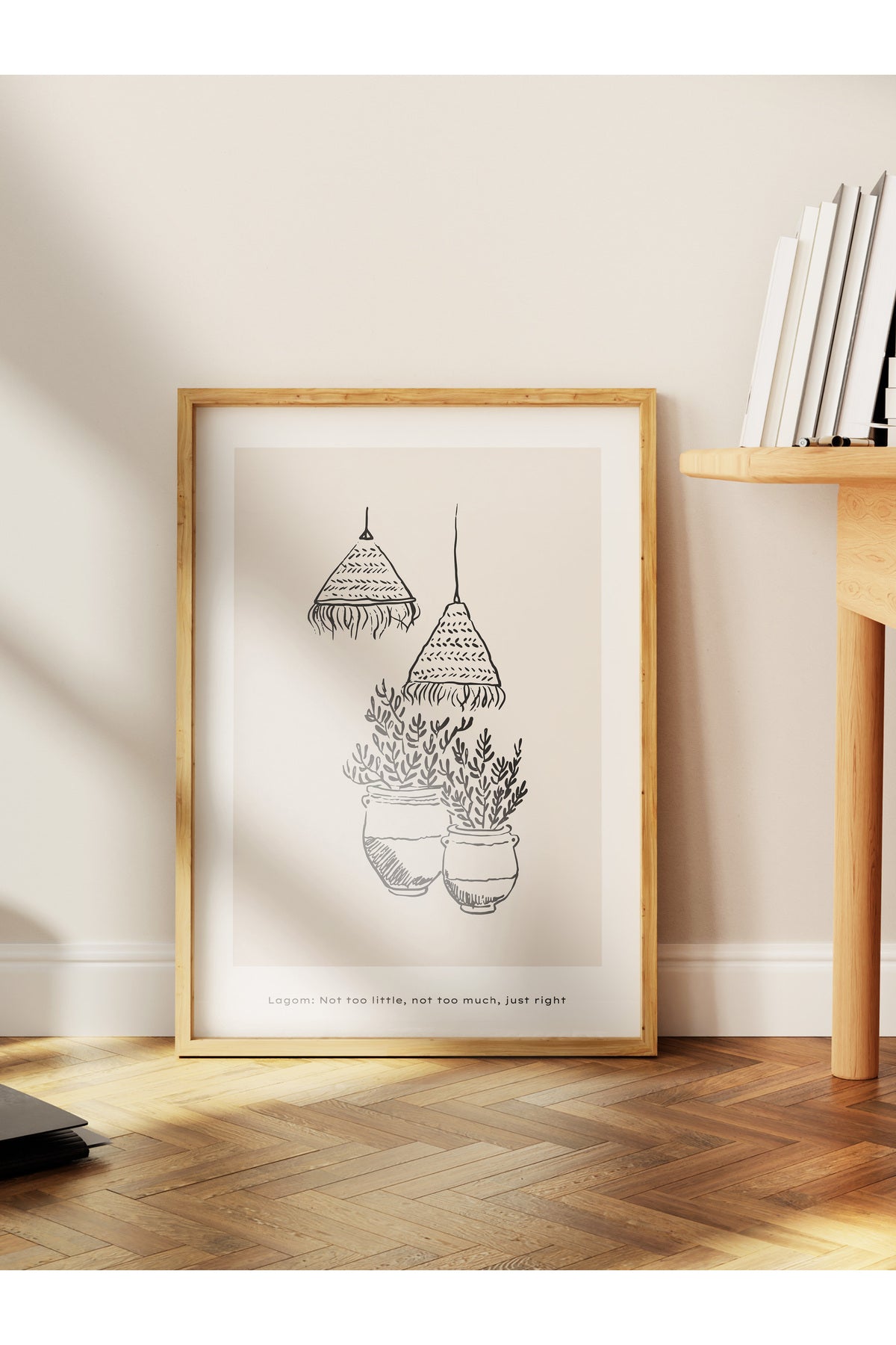 Gezi Çizim Temalı Duvar Posteri, Estetik Çerçevesiz Poster - Yatak Odası, Salon, Mutfak Duvar Dekoru