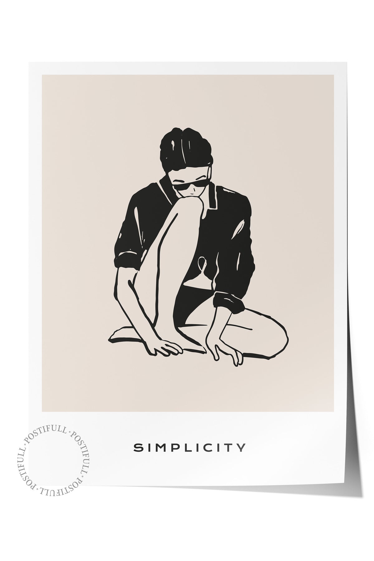 Gezi Çizim Temalı Duvar Posteri, Estetik Çerçevesiz Poster - Yatak Odası, Salon, Mutfak Duvar Dekoru