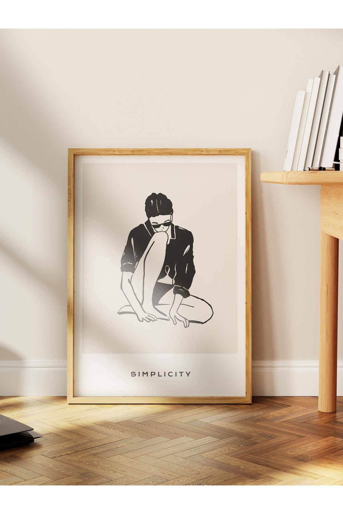 Gezi Çizim Temalı Duvar Posteri, Estetik Çerçevesiz Poster - Yatak Odası, Salon, Mutfak Duvar Dekoru