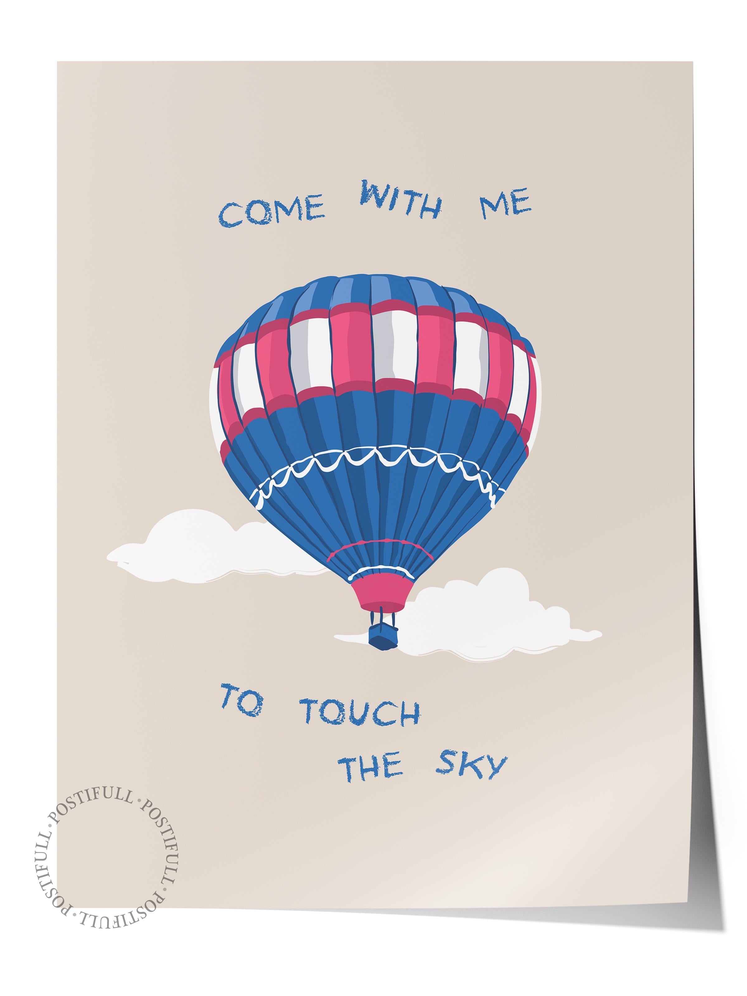 Gezi Çizim Temalı Duvar Posteri, Estetik Çerçevesiz Poster - Yatak Odası, Salon, Mutfak Duvar Dekoru