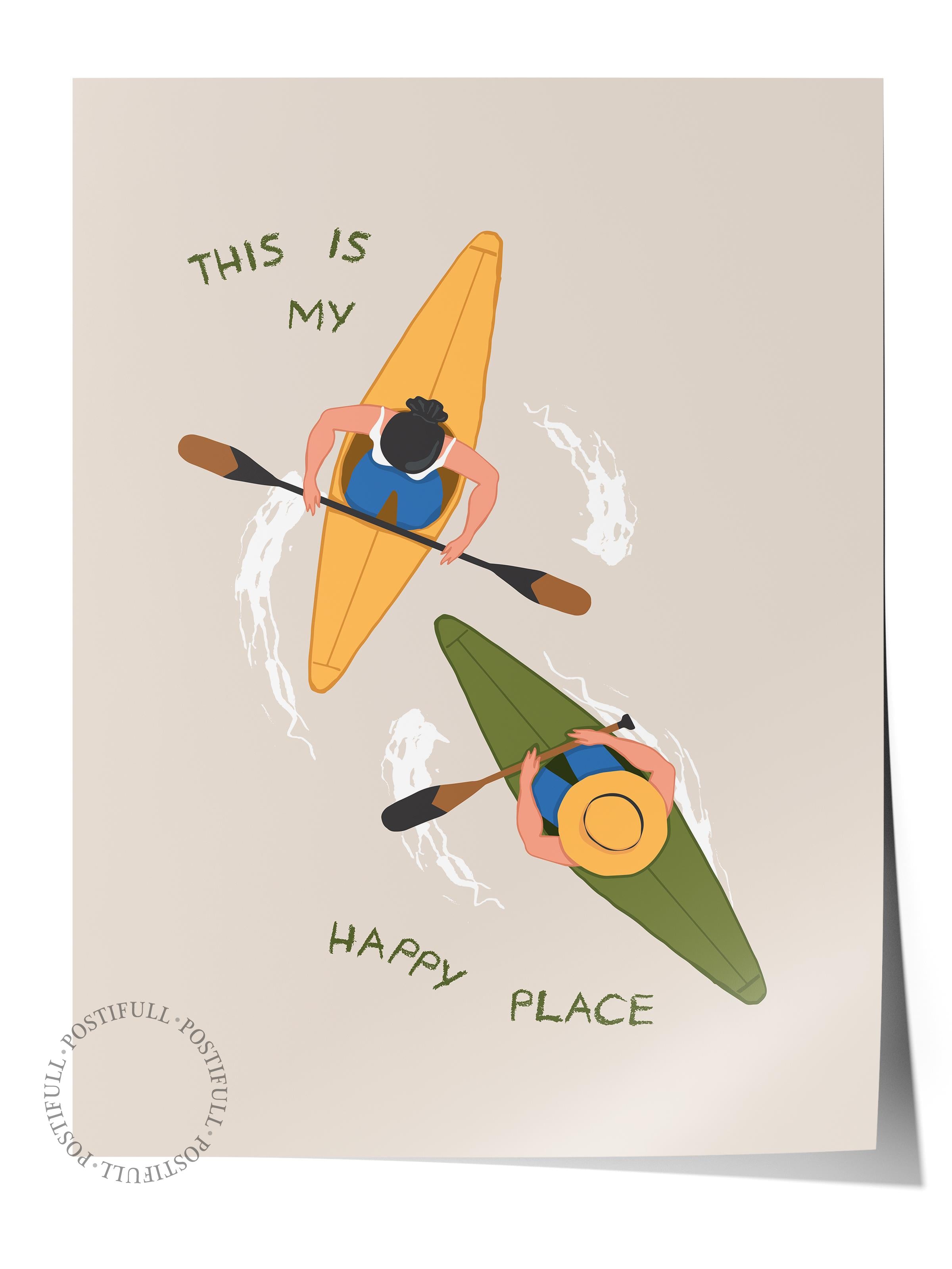 Gezi Çizim Temalı Duvar Posteri, Estetik Çerçevesiz Poster - Yatak Odası, Salon, Mutfak Duvar Dekoru