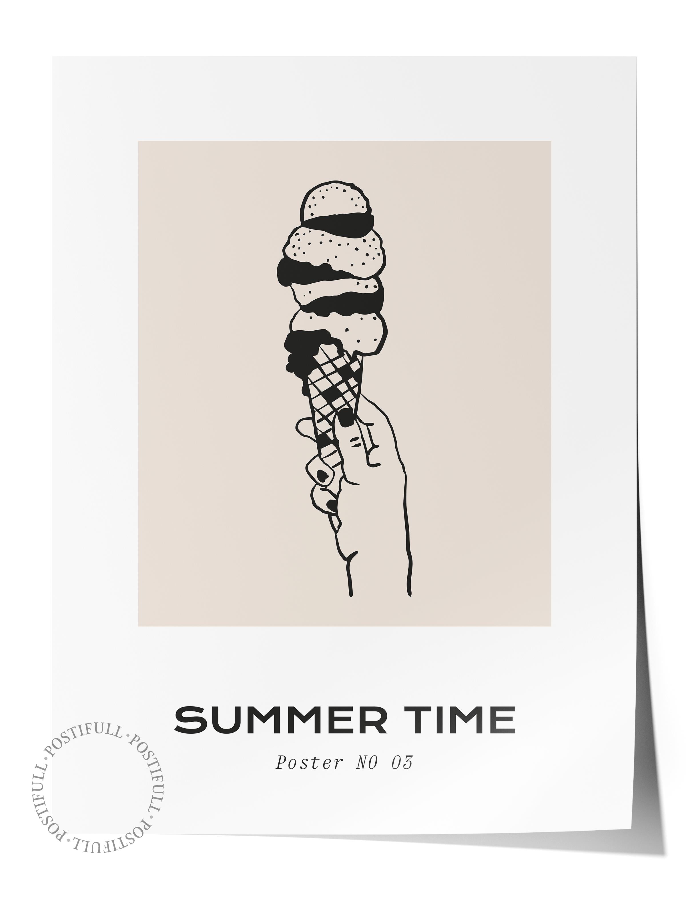 Gezi Çizim Temalı Duvar Posteri, Estetik Çerçevesiz Poster - Yatak Odası, Salon, Mutfak Duvar Dekoru