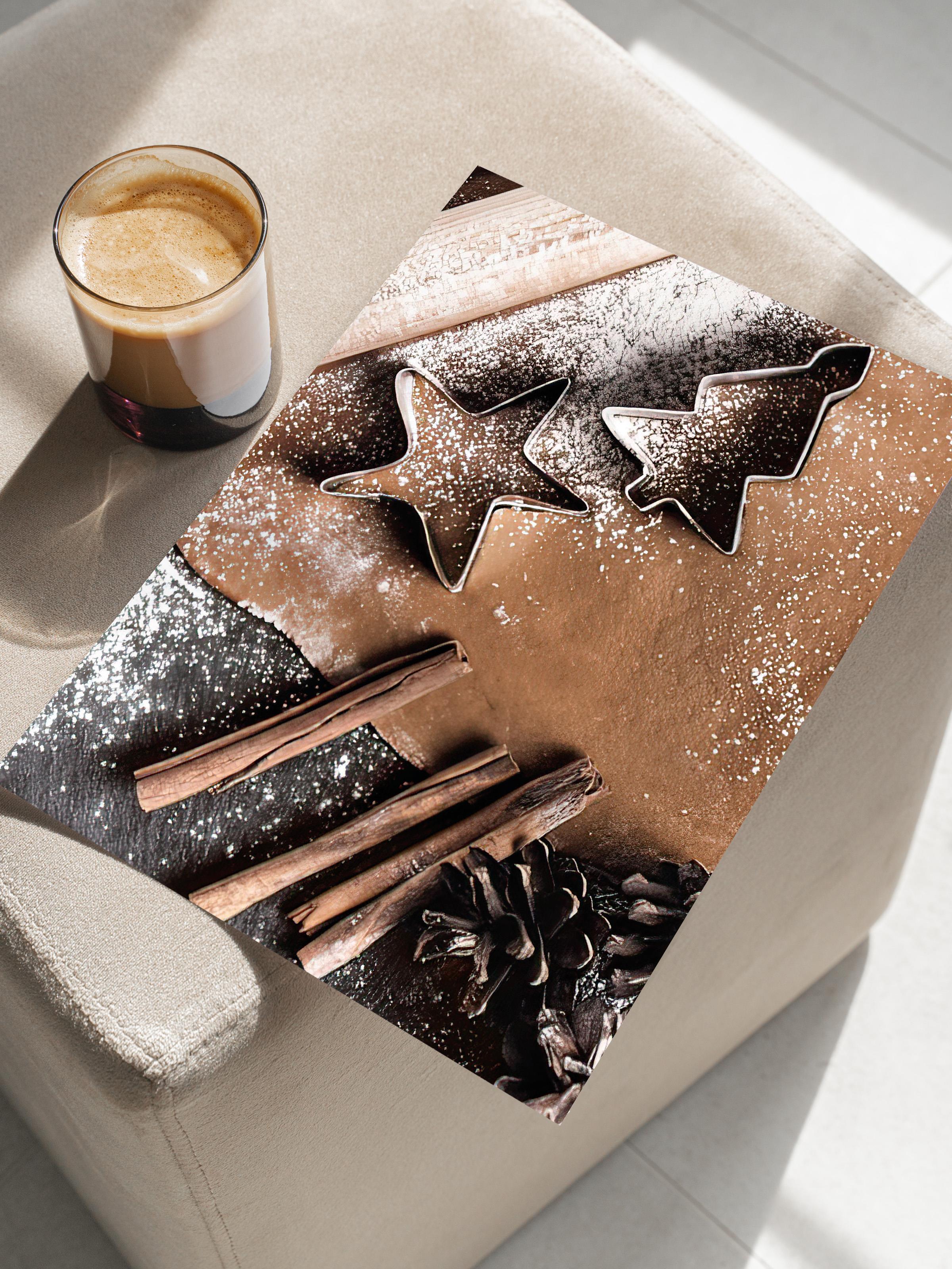 Gingerbread Poster, Çerçevesiz Duvar Posteri, Dikey Duvar Tablosu Comfort Serisi NO:108357