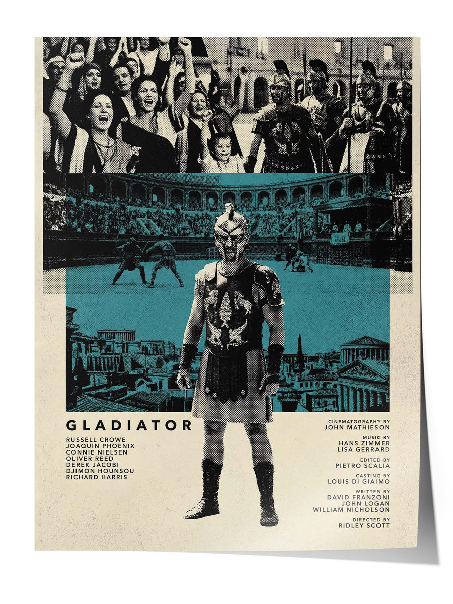 Gladiator Posteri, Sinema ve Dizi Tablo Posterleri, Film Dizi Afişleri NO:112803