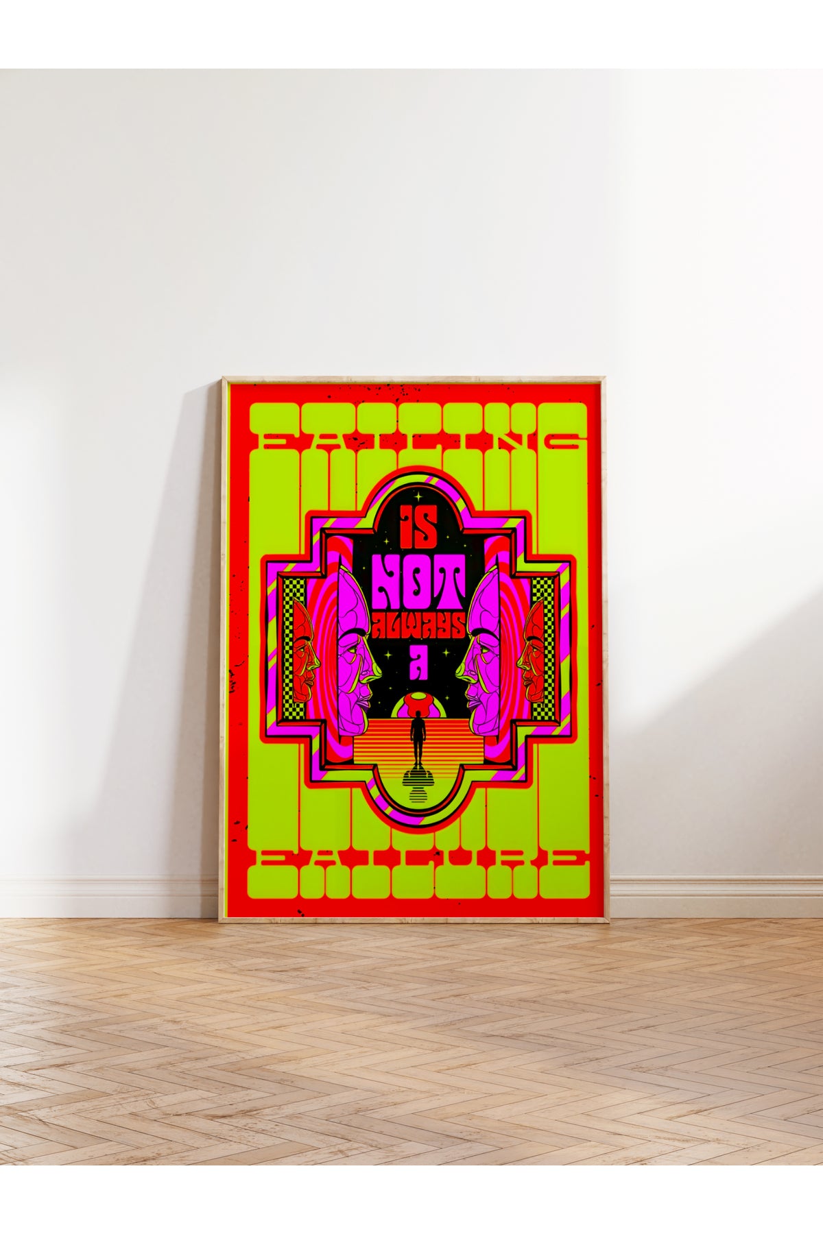Grunge Tema Duvar Posteri, Çerçevesiz Poster, Duvar Dekoru, Çerçevesiz Tablo