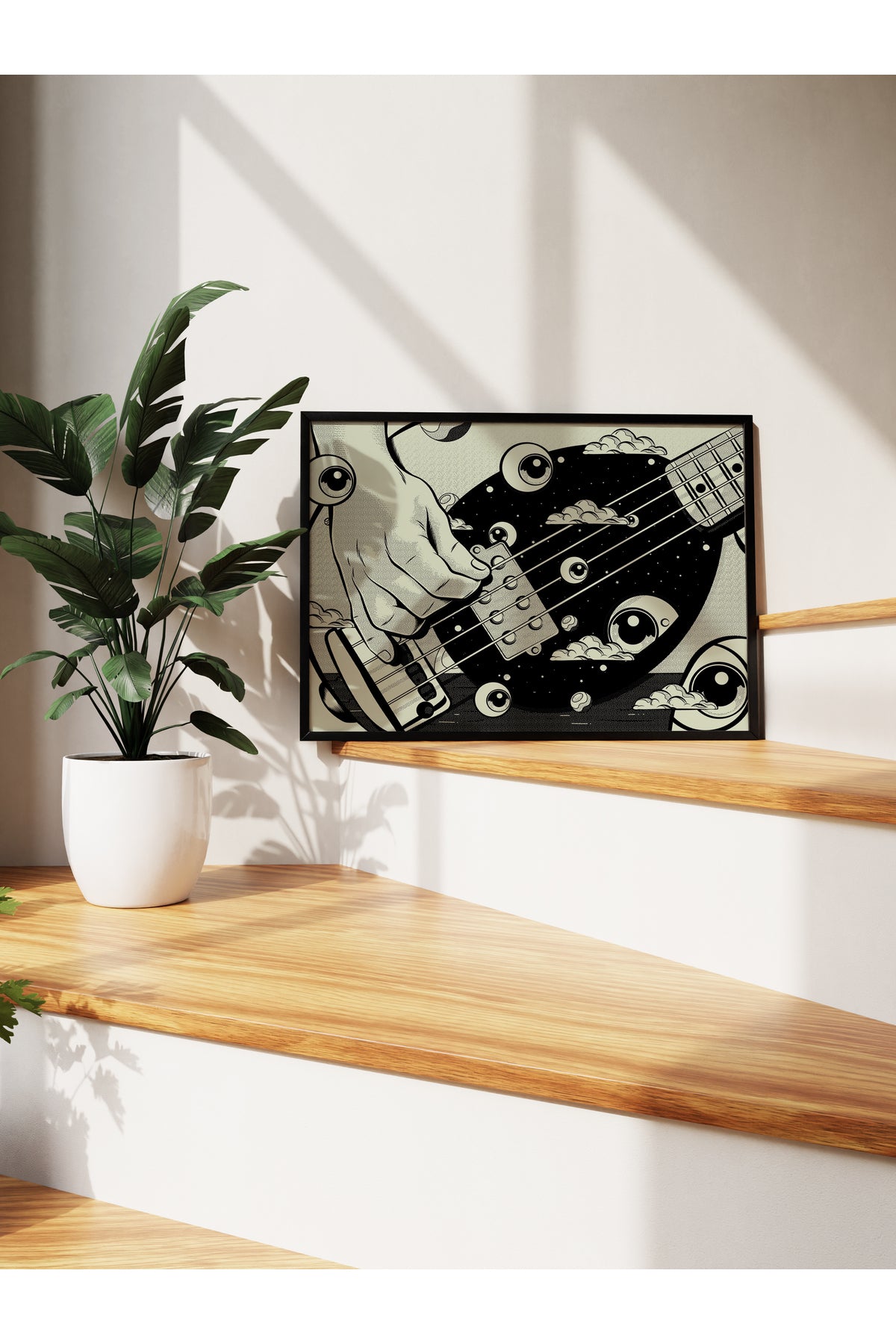 Grunge Tema Duvar Posteri, Çerçevesiz Poster, Duvar Dekoru, Çerçevesiz Tablo