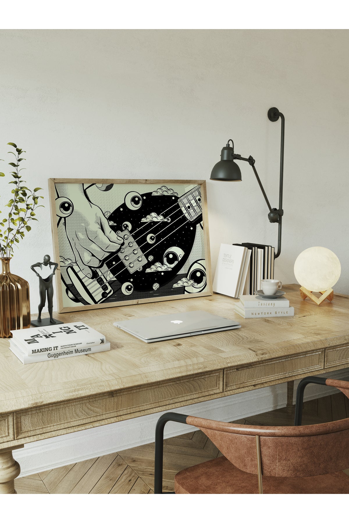 Grunge Tema Duvar Posteri, Çerçevesiz Poster, Duvar Dekoru, Çerçevesiz Tablo