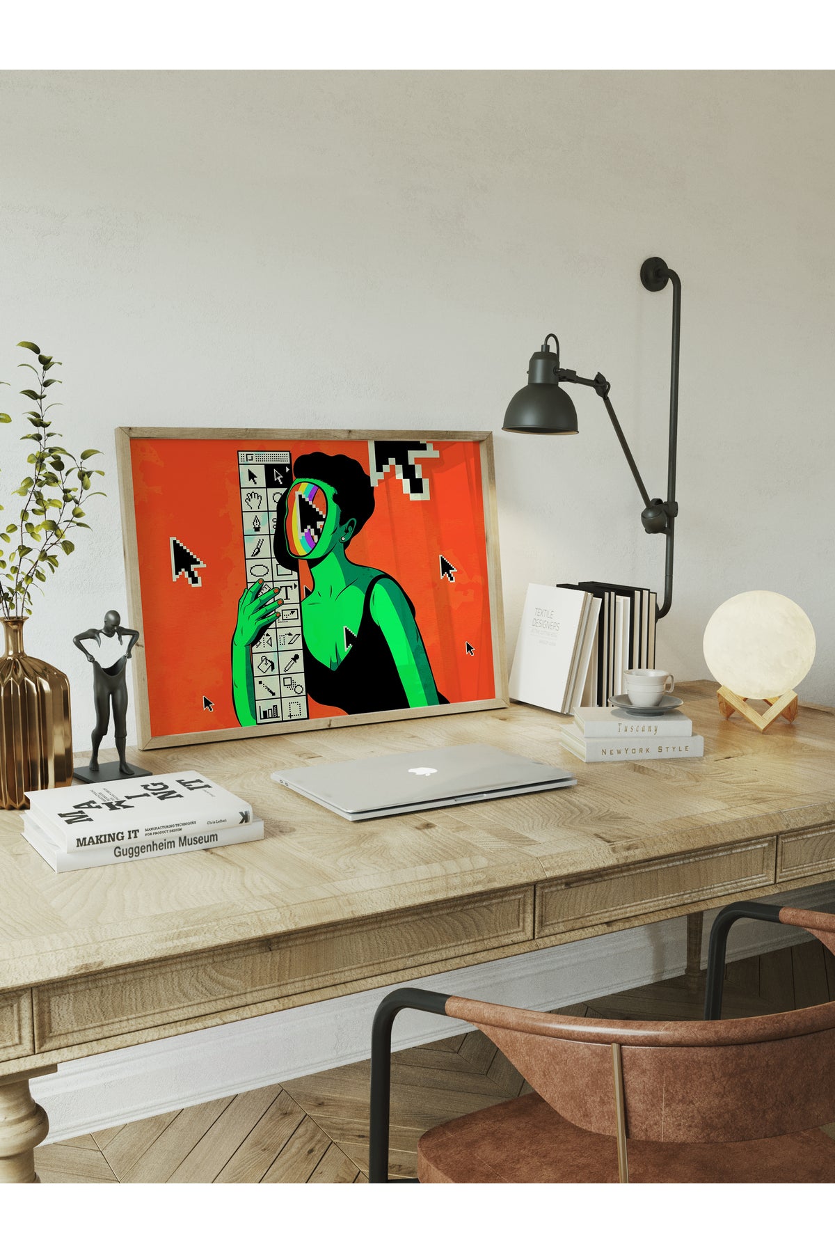 Grunge Tema Duvar Posteri, Çerçevesiz Poster, Duvar Dekoru, Çerçevesiz Tablo