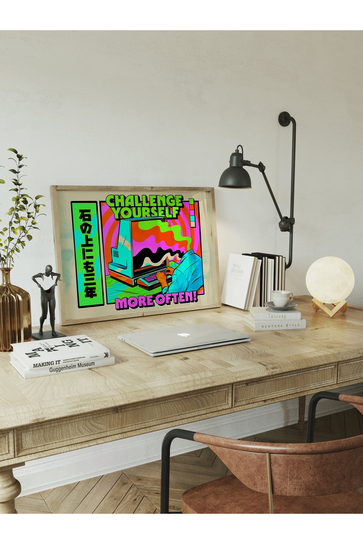 Grunge Tema Duvar Posteri, Çerçevesiz Poster, Duvar Dekoru, Çerçevesiz Tablo