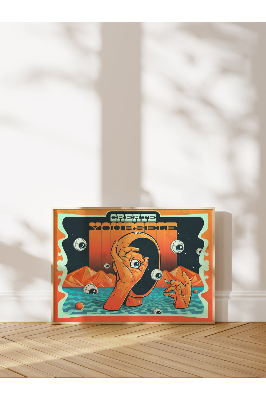 CREATE YOURSELF İndie & Grunge Çerçevesiz Poster
