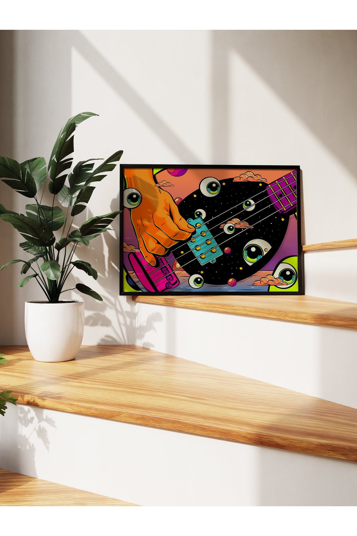 Grunge Tema Duvar Posteri, Çerçevesiz Poster, Duvar Dekoru, Çerçevesiz Tablo