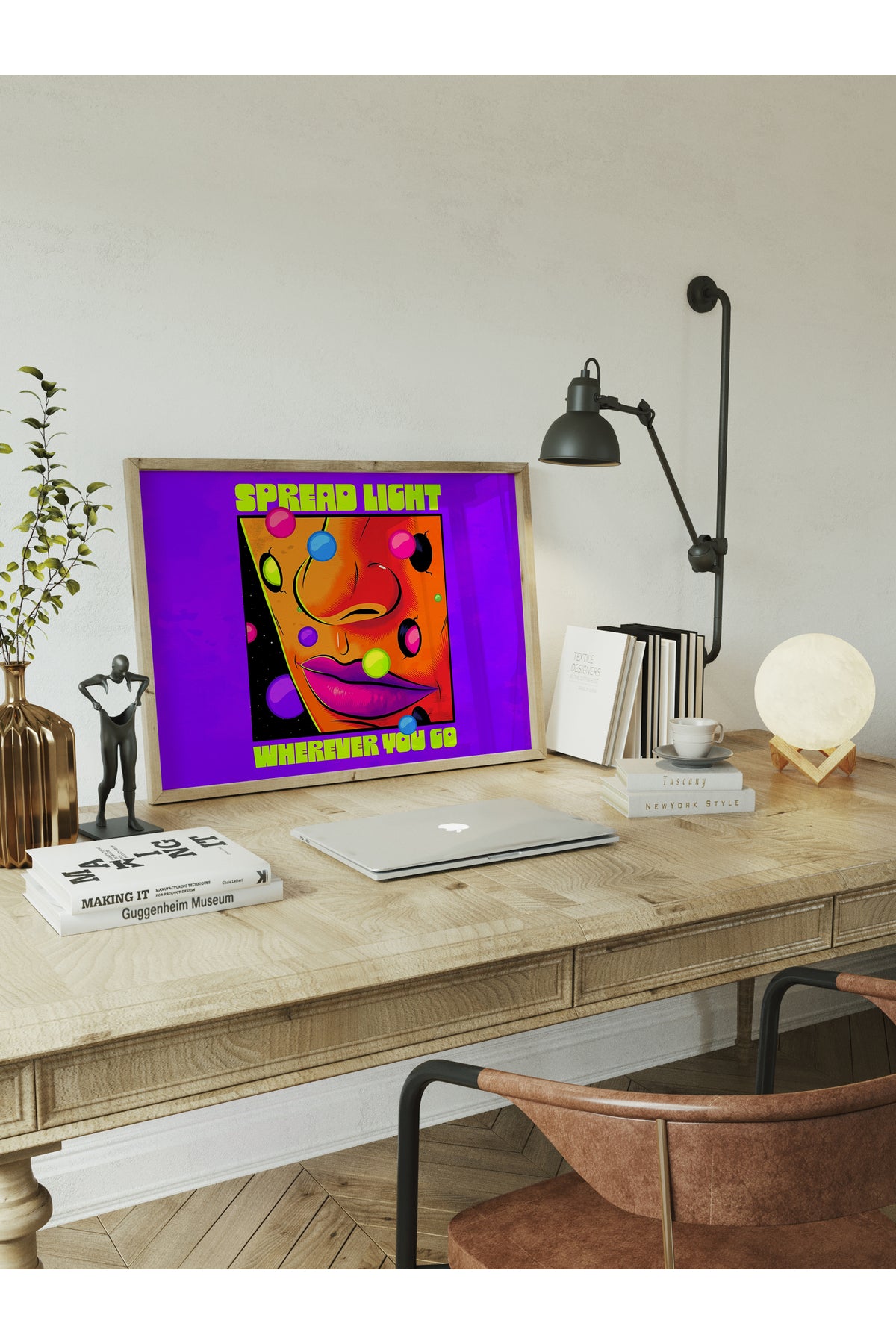 Grunge Tema Duvar Posteri, Çerçevesiz Poster, Duvar Dekoru, Çerçevesiz Tablo